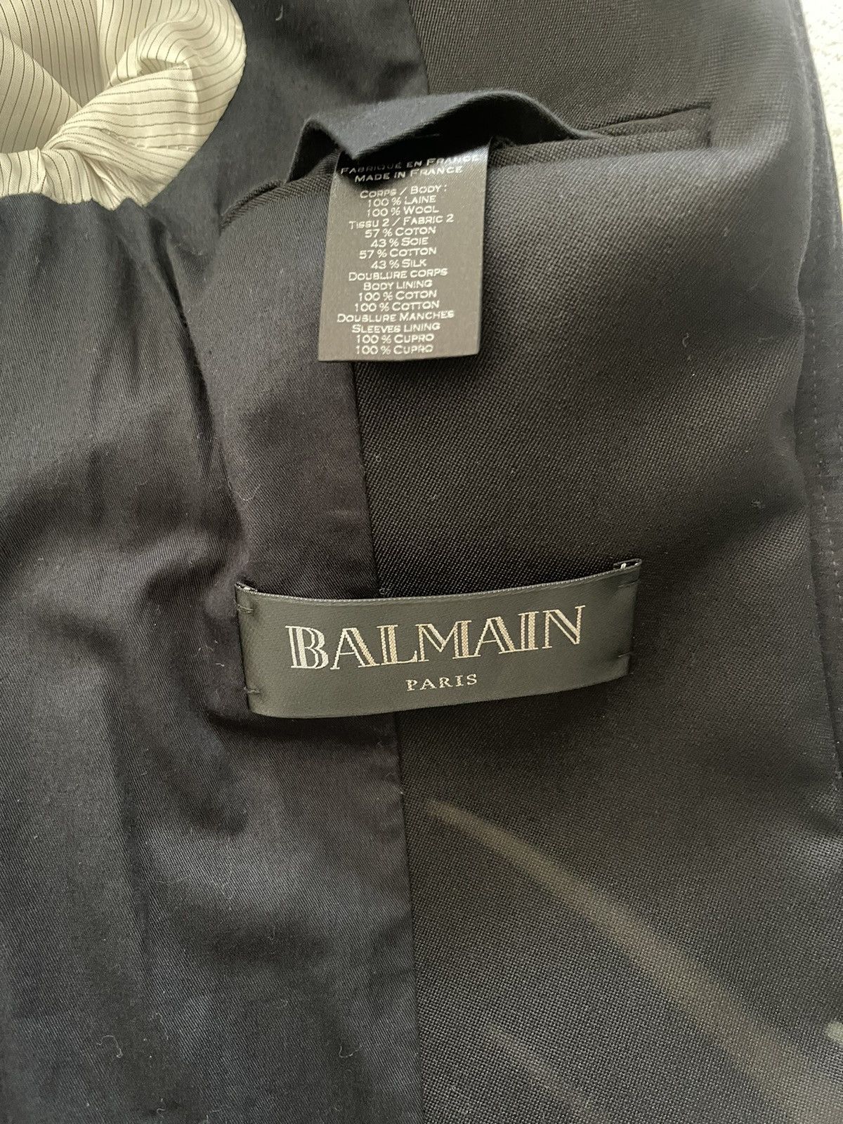 Balmain Balmain double bottom blazer size 50 Size 50R - 5 Thumbnail