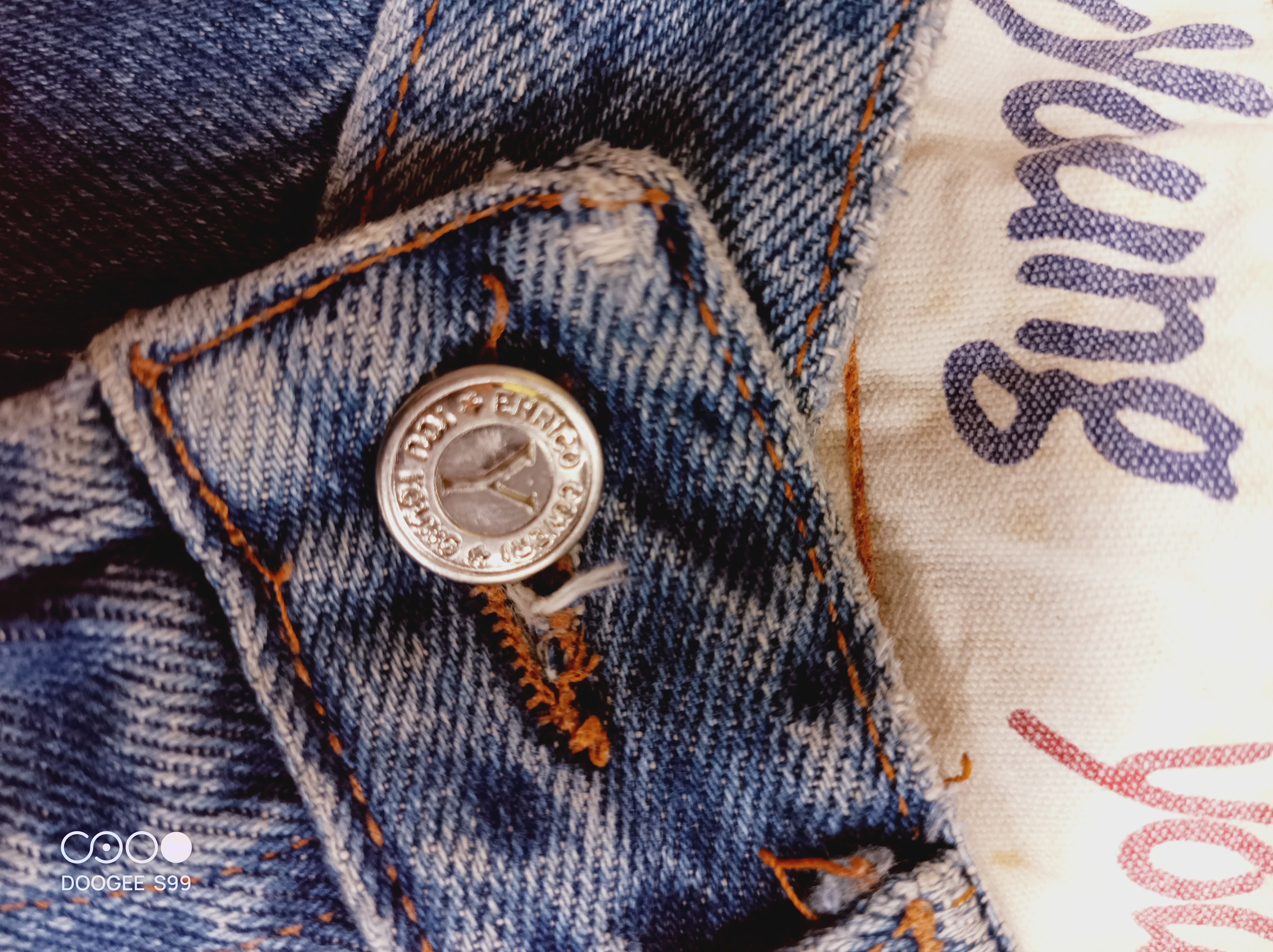 Jean You Young Made in Italy USA Flag Patchwork Denim Jeans Size US 26 / EU 42 - 5 Thumbnail