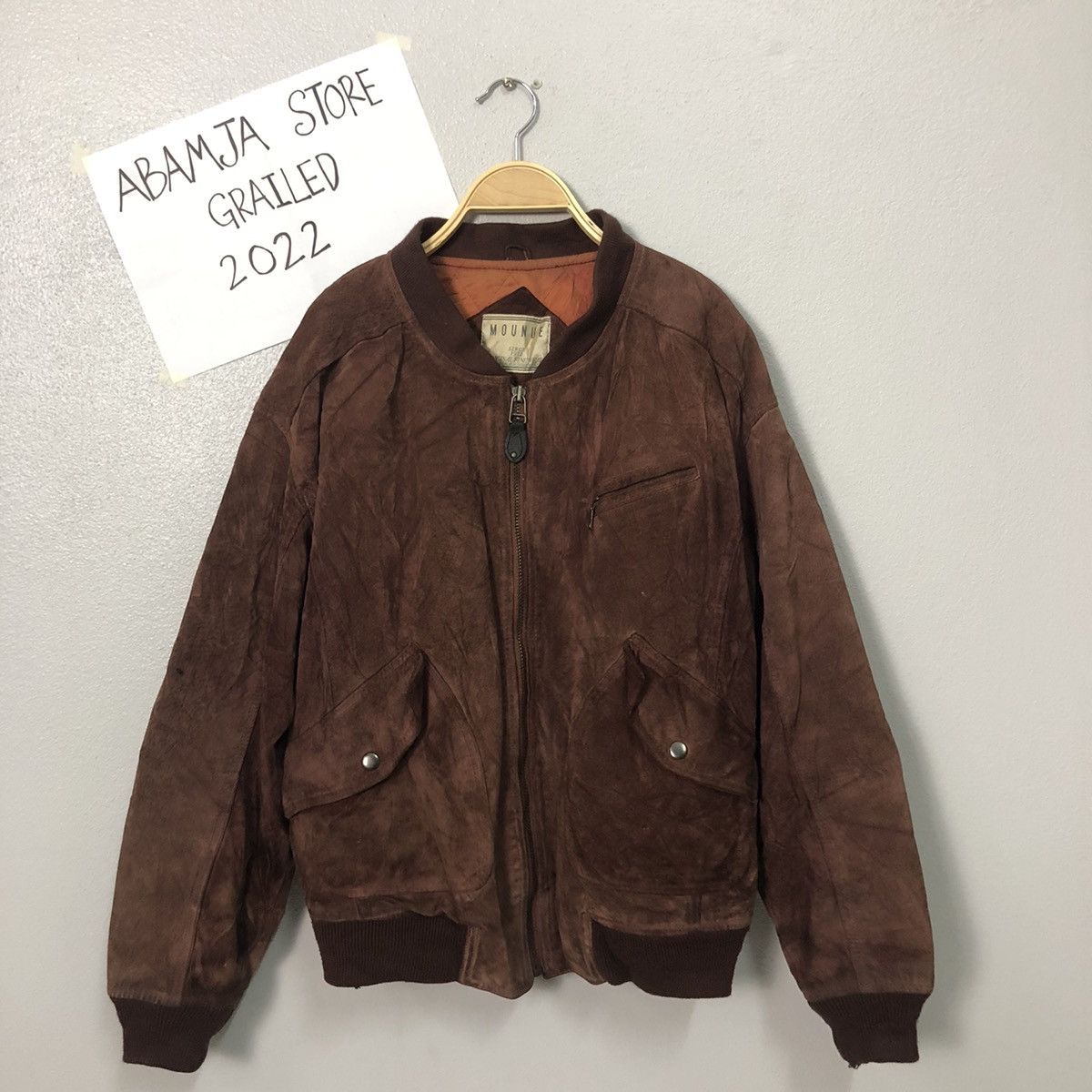 Vintage Mounue Zipper Ups Spell out Big logo Jacket