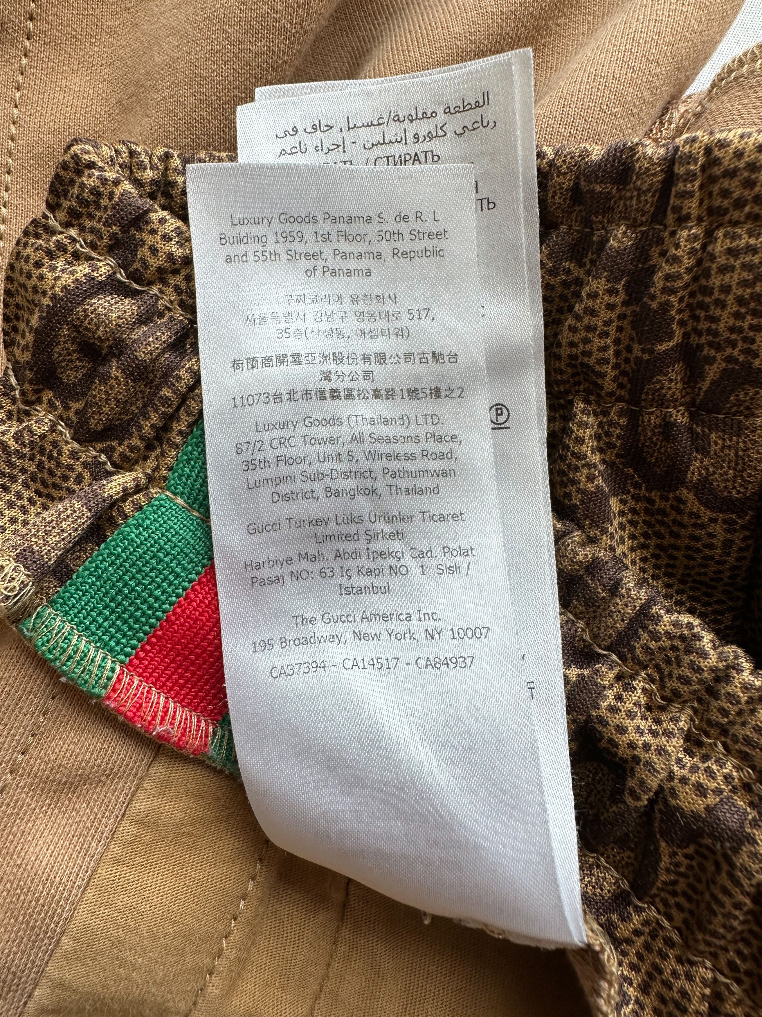 Gucci Gucci Tan Monogram Striped Track Pants Size US 30 / EU 46 - 7 Thumbnail
