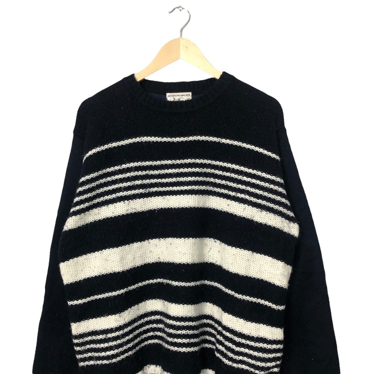 Aran Isles Knitwear Vintage Madison Walker Striped Knitwear Sweater Jumper Size US XL / EU 56 / 4 - 4 Thumbnail