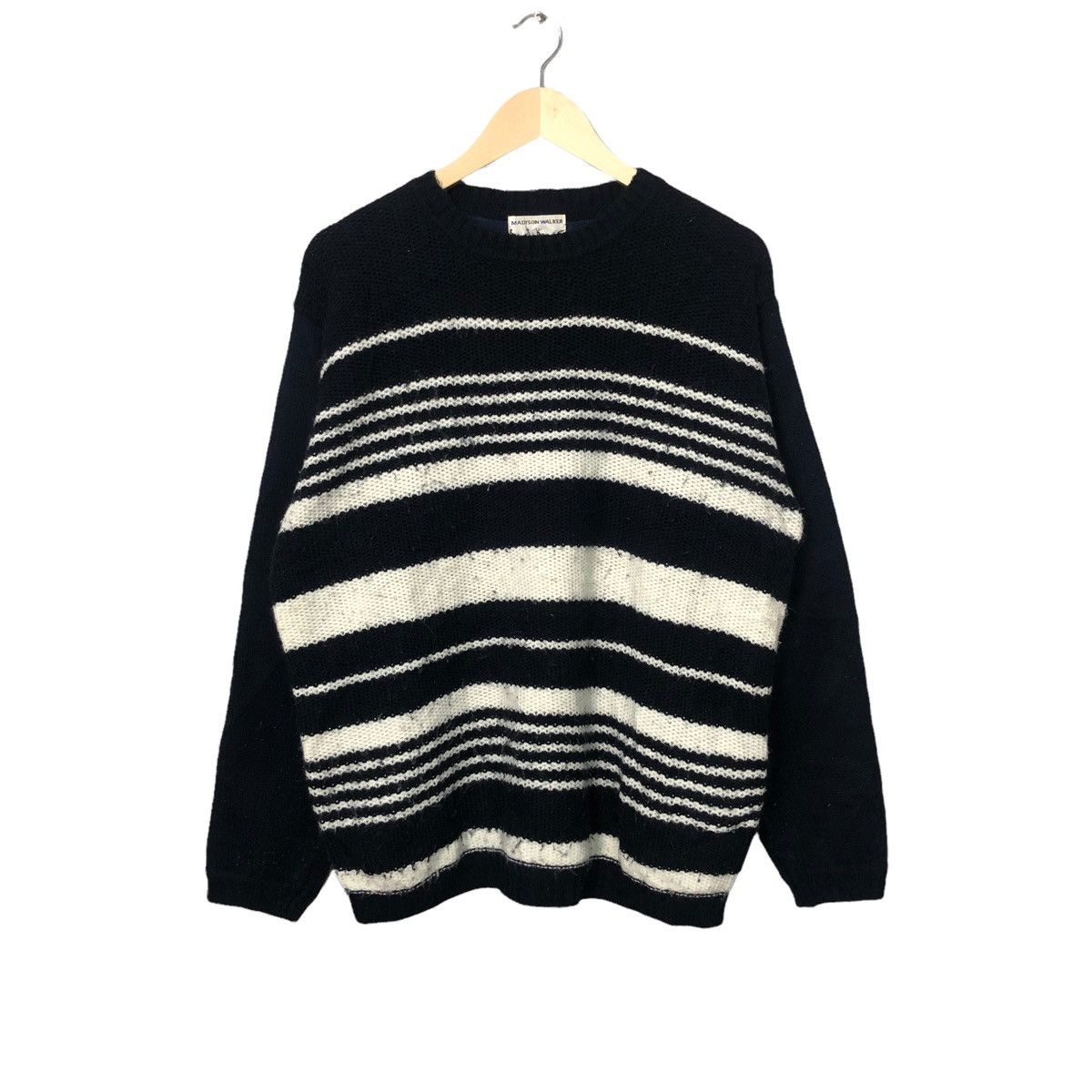 Aran Isles Knitwear Vintage Madison Walker Striped Knitwear Sweater Jumper Size US XL / EU 56 / 4 - 1 Thumbnail