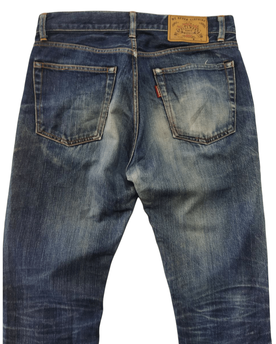 HOLLYWOOD RANCH MARKET HRM Hollywood Ranch Market Distressed Jeans Size US 30 / EU 46 - 5 Thumbnail