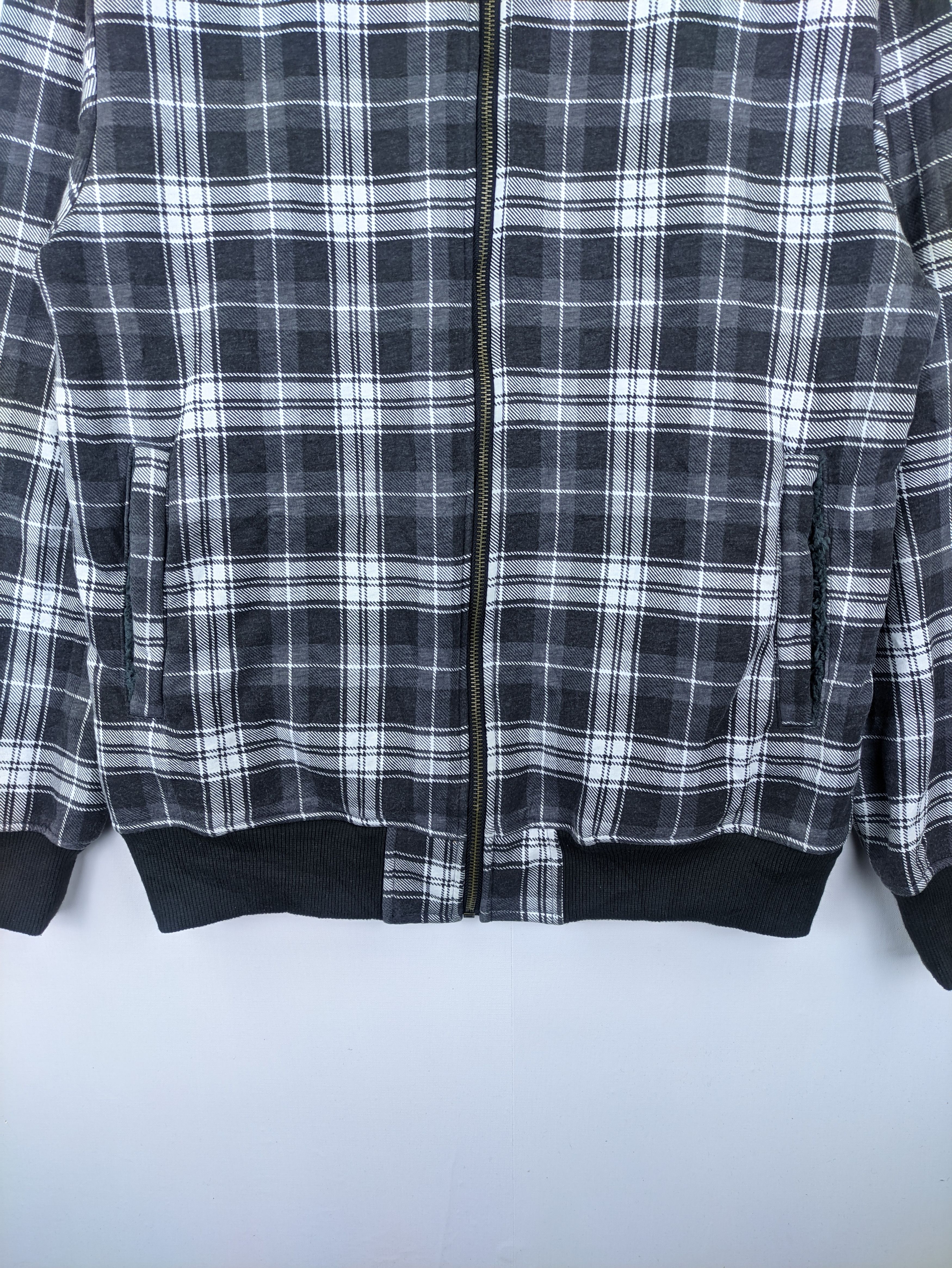 Japanese Brand × Vintage Steals🔥Jacket Checkered Sherpa Inner by CRU Size US M / EU 48-50 / 2 - 7 Thumbnail
