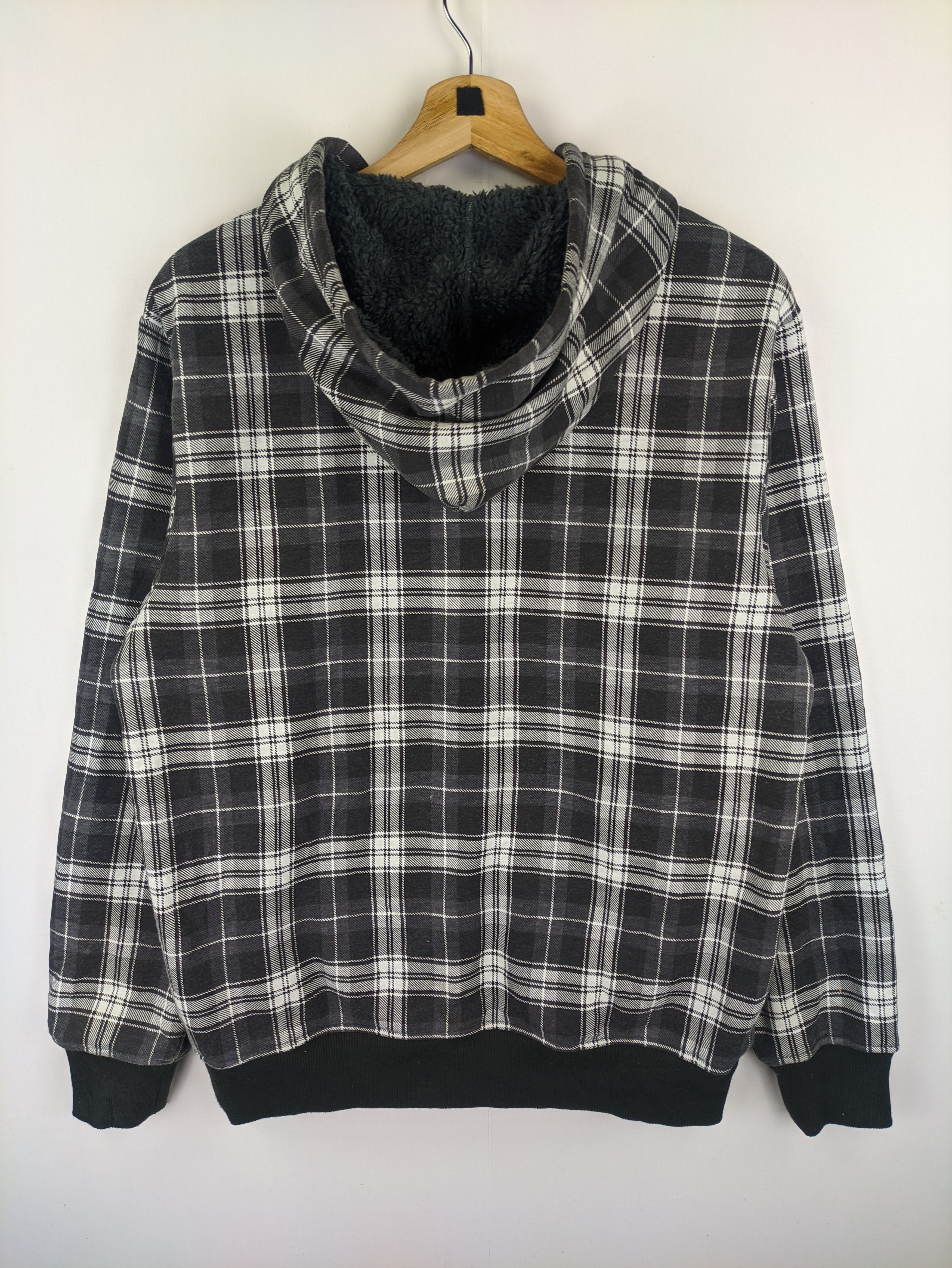 Japanese Brand × Vintage Steals🔥Jacket Checkered Sherpa Inner by CRU Size US M / EU 48-50 / 2 - 2 Thumbnail