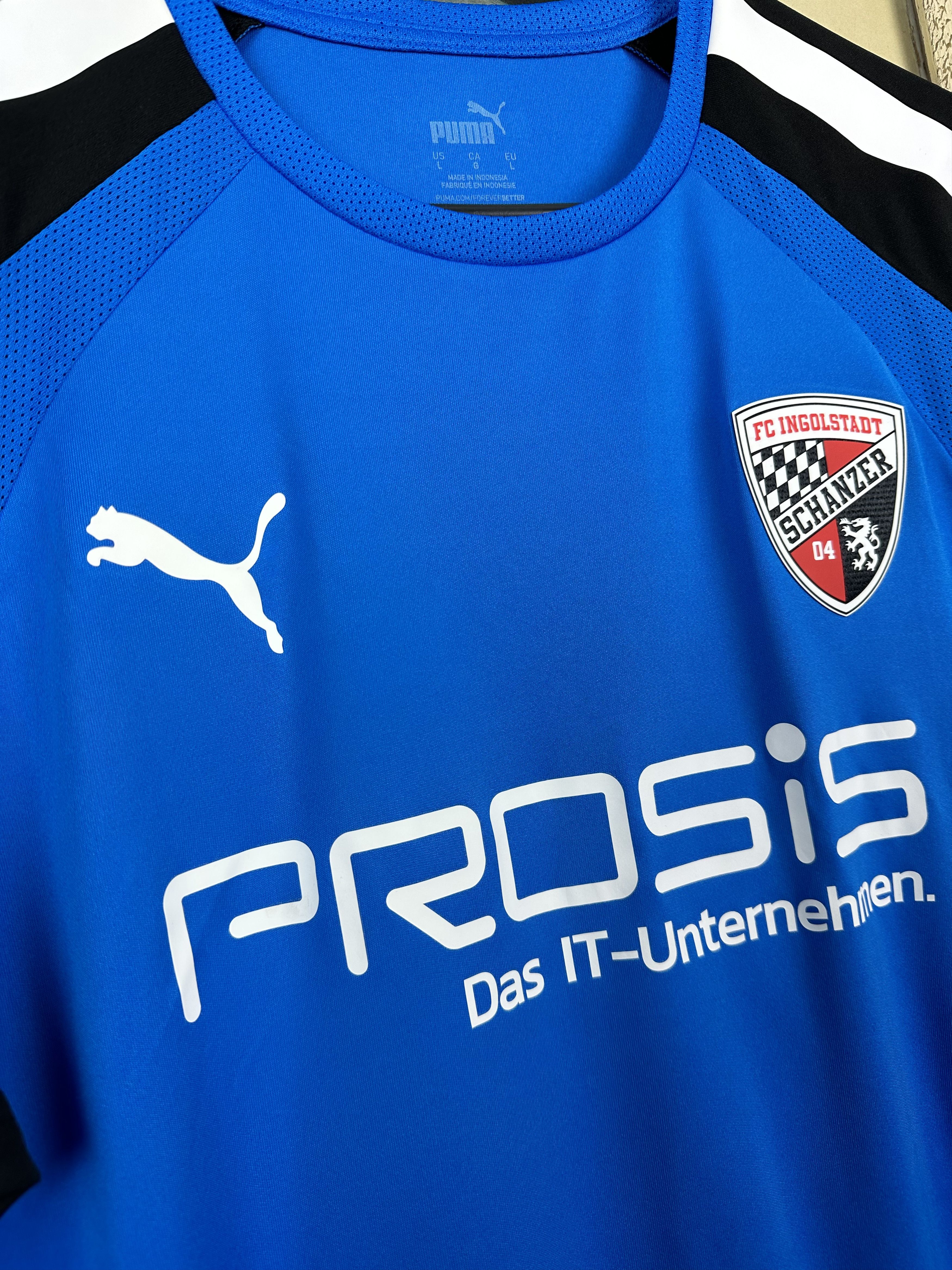 Puma FC Ingolstadt 04 Football 2022 Shirt #37 Sussek Player Issue Size US L / EU 52-54 / 3 - 5 Thumbnail