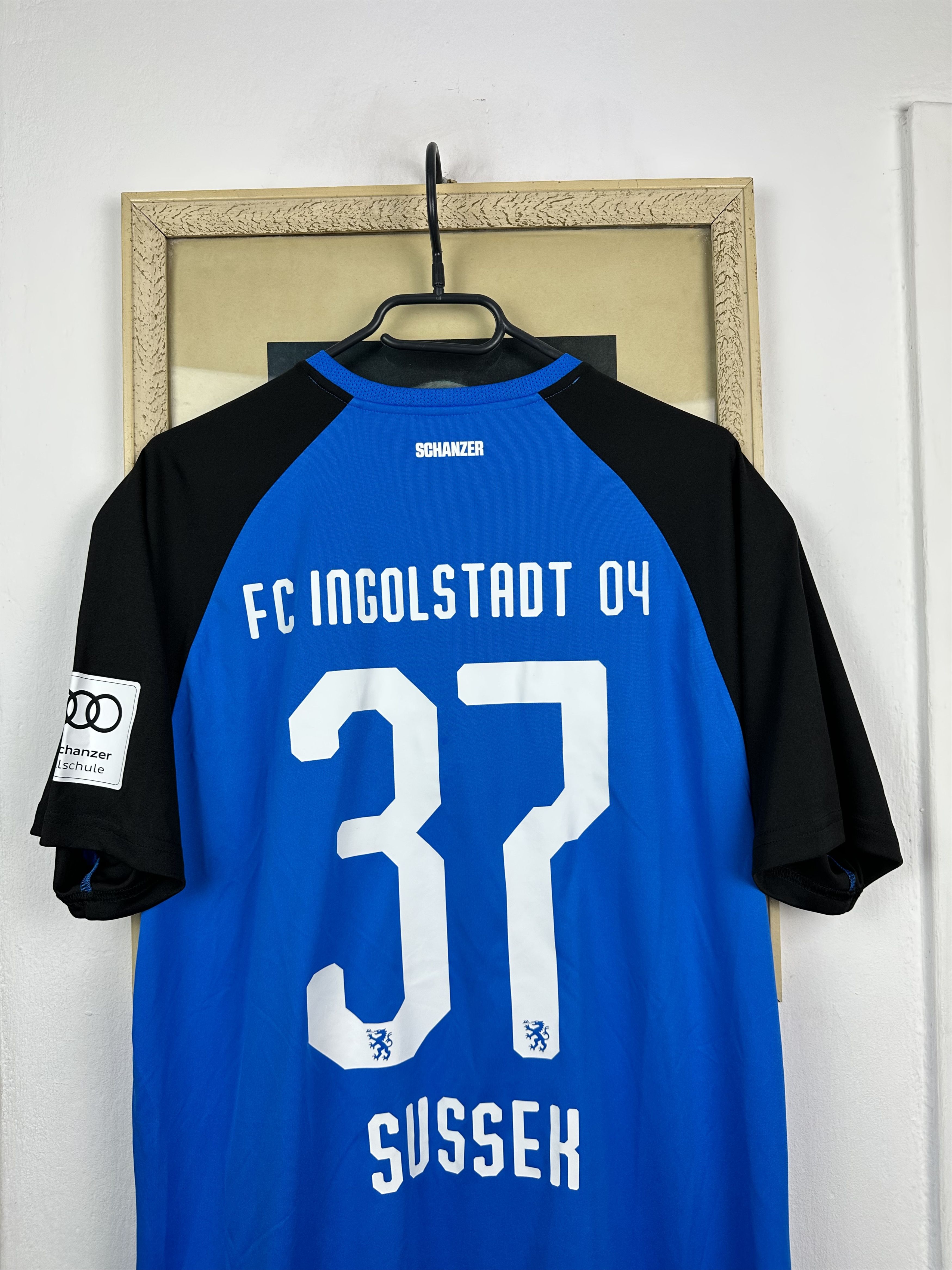 Puma FC Ingolstadt 04 Football 2022 Shirt #37 Sussek Player Issue Size US L / EU 52-54 / 3 - 2 Thumbnail