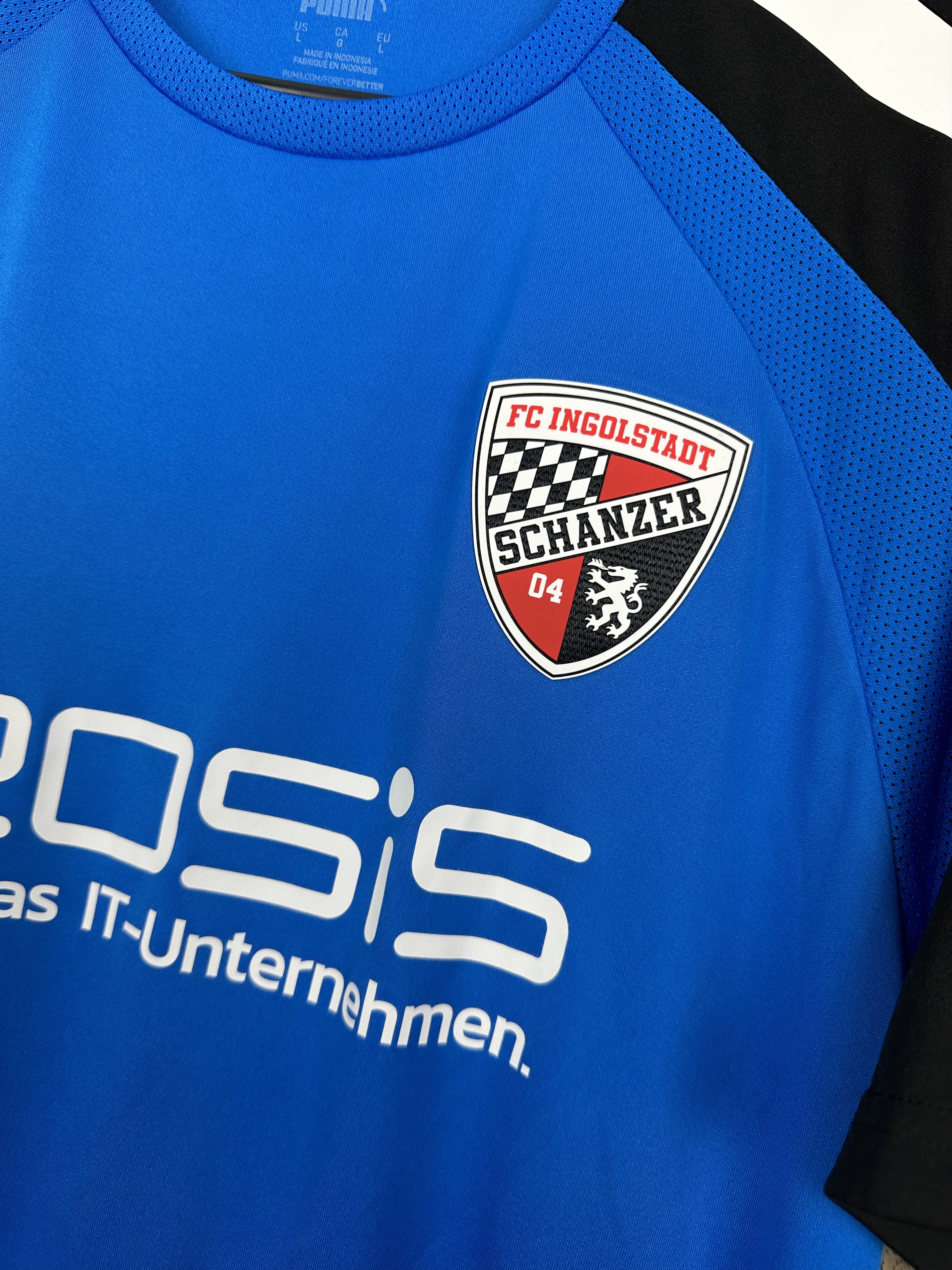 Puma FC Ingolstadt 04 Football 2022 Shirt #37 Sussek Player Issue Size US L / EU 52-54 / 3 - 6 Thumbnail