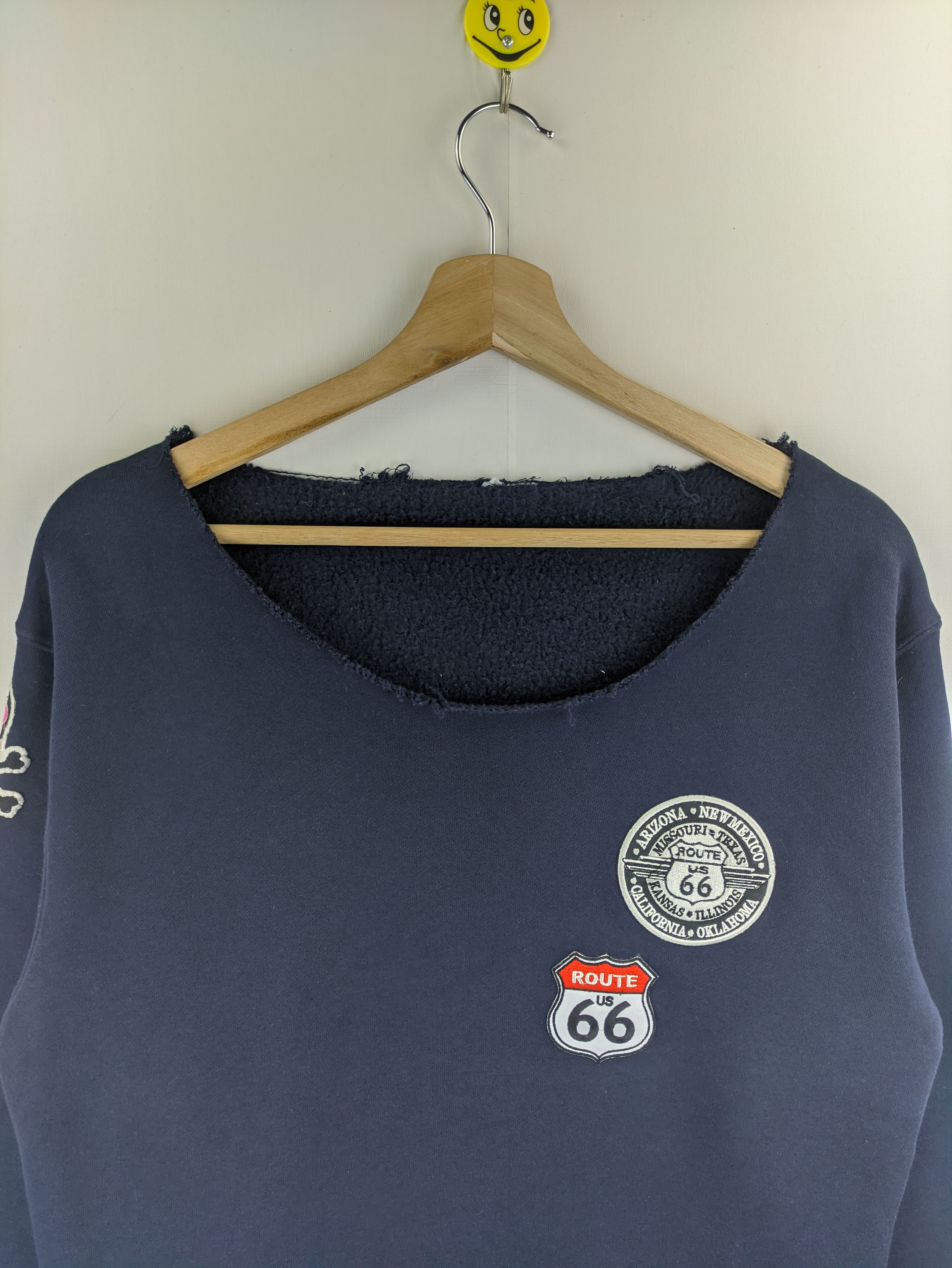 Japanese Brand Steals🔥Vintage Style Cropped Fringe Sweatshirt Size M / US 6-8 / IT 42-44 - 5 Thumbnail