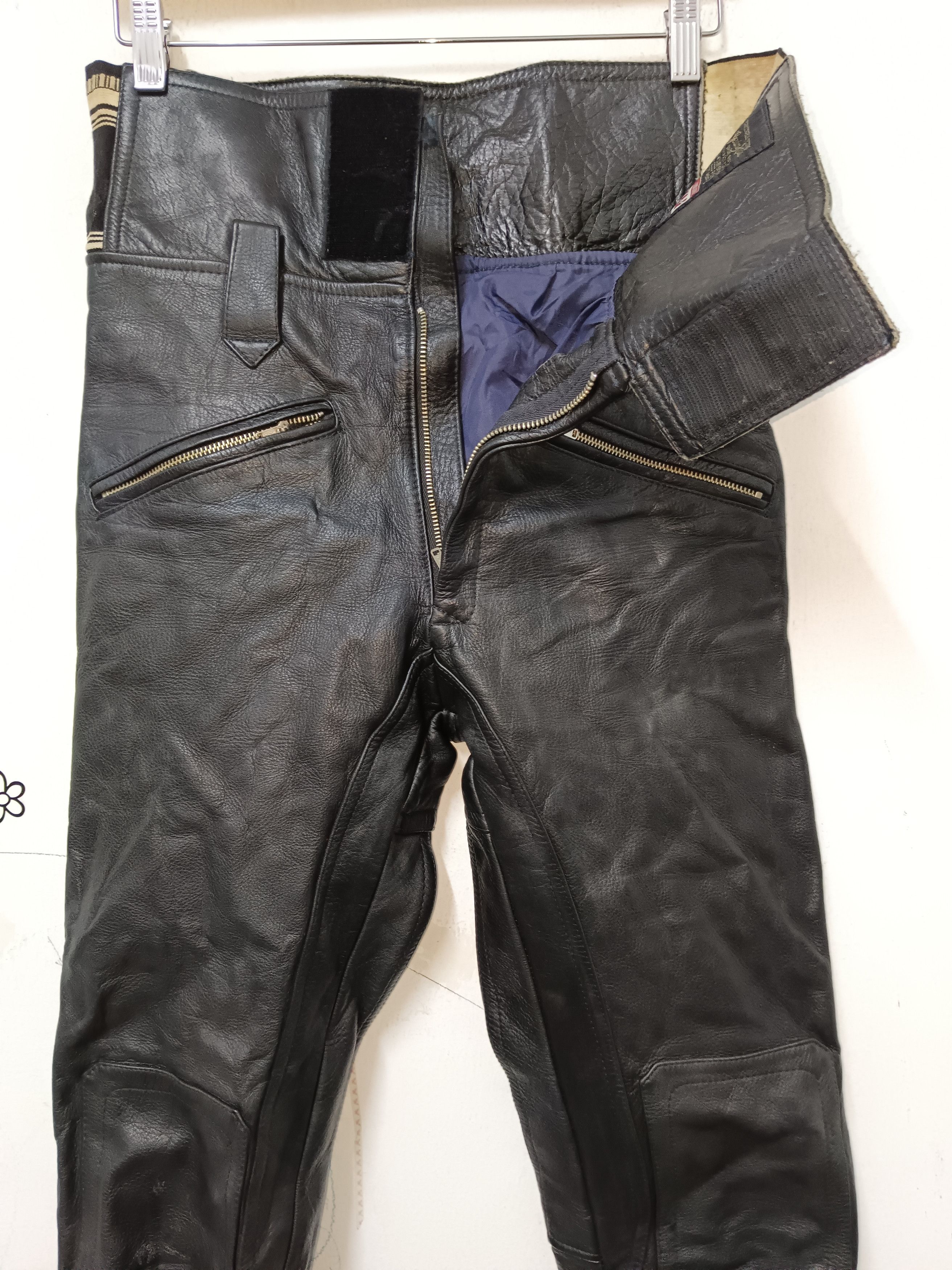 Dainese Vintage Leather Nankai Japan Motorcycle Racing Pants Bikers Size US 30 / EU 46 - 2 Thumbnail