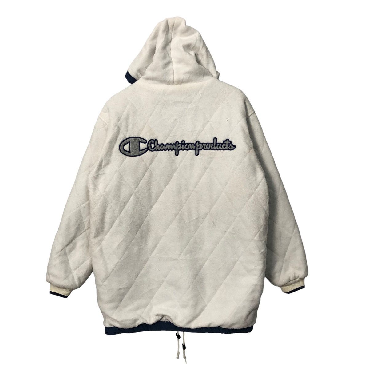 Champion Vtg Champion Embroidery Big Logo Button Ups Hoodie Jacket Size US XXL / EU 58 / 5 - 7 Thumbnail