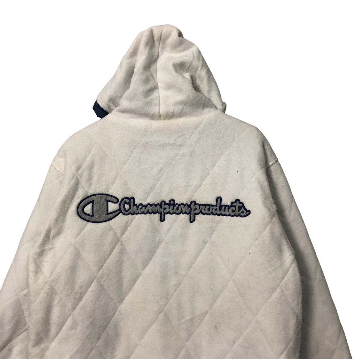 Champion Vtg Champion Embroidery Big Logo Button Ups Hoodie Jacket Size US XXL / EU 58 / 5 - 10 Thumbnail