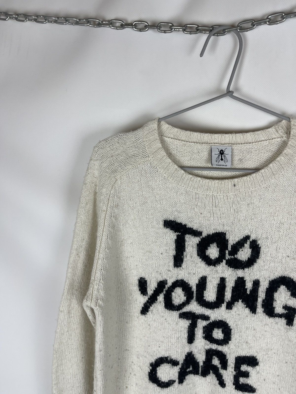 Drop Dead DropDead too young too care big logo skate sweater Size US S / EU 44-46 / 1 - 2 Thumbnail