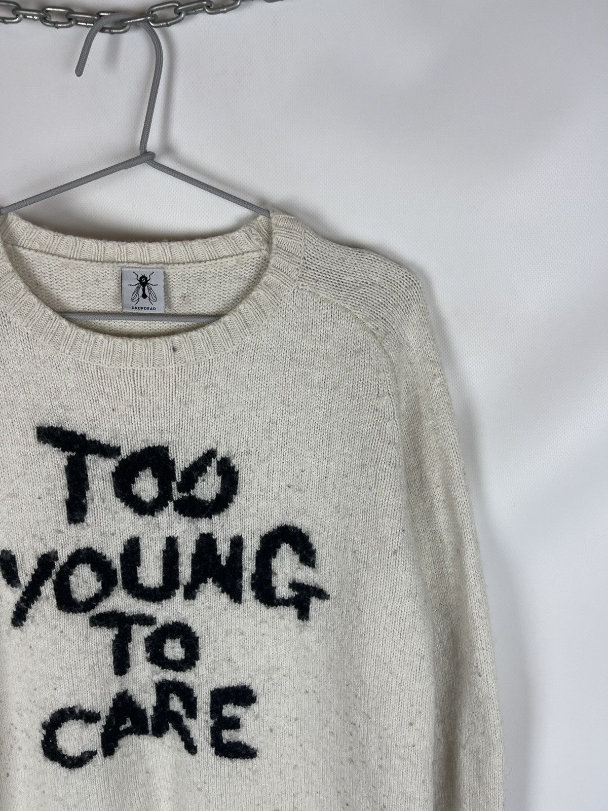 Drop Dead DropDead too young too care big logo skate sweater Size US S / EU 44-46 / 1 - 6 Thumbnail