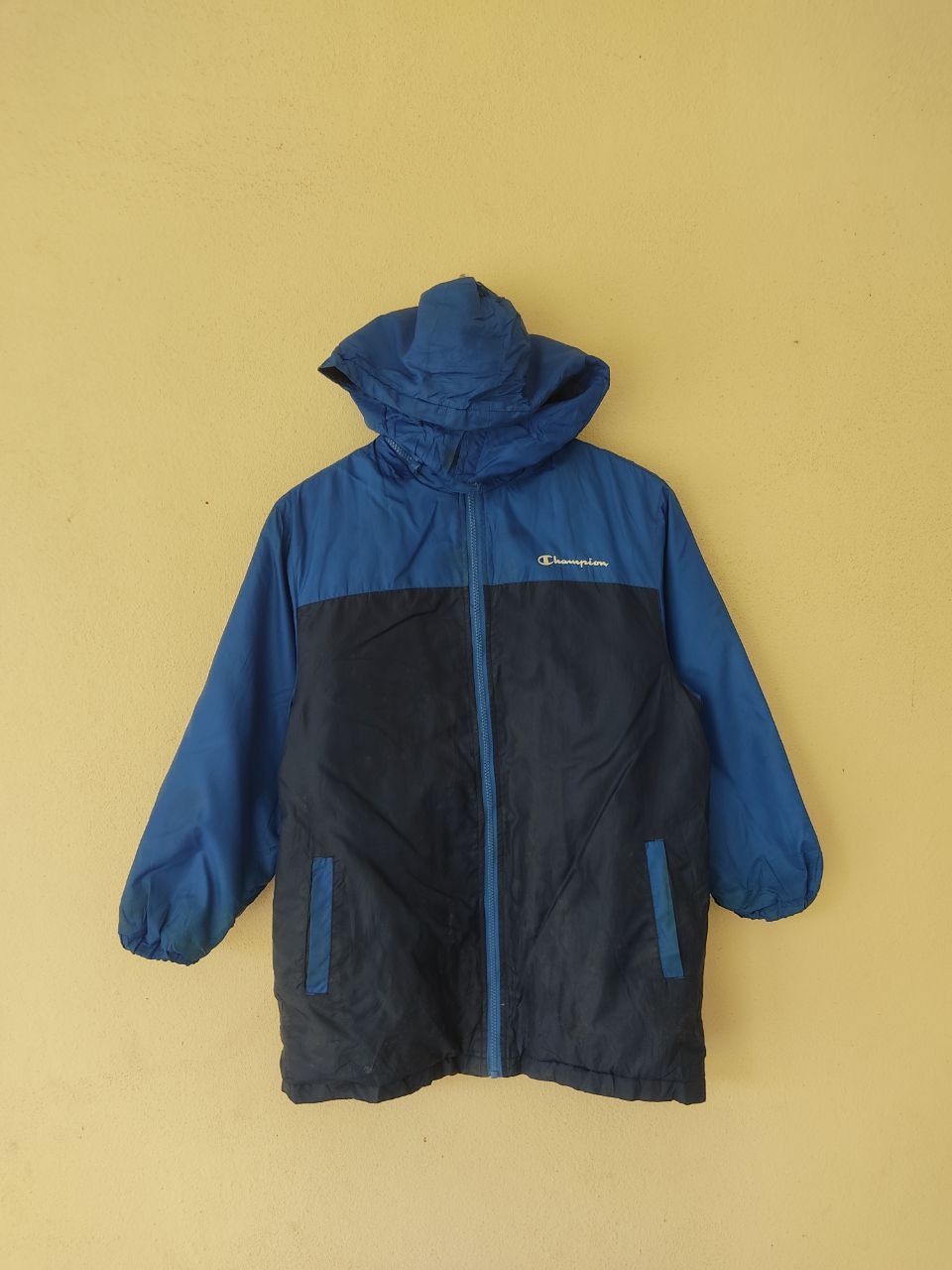 Champion × Vintage VINTAGE CHAMPION PUFFER BLUE JACKET Size US S / EU 44-46 / 1 - 2 Thumbnail