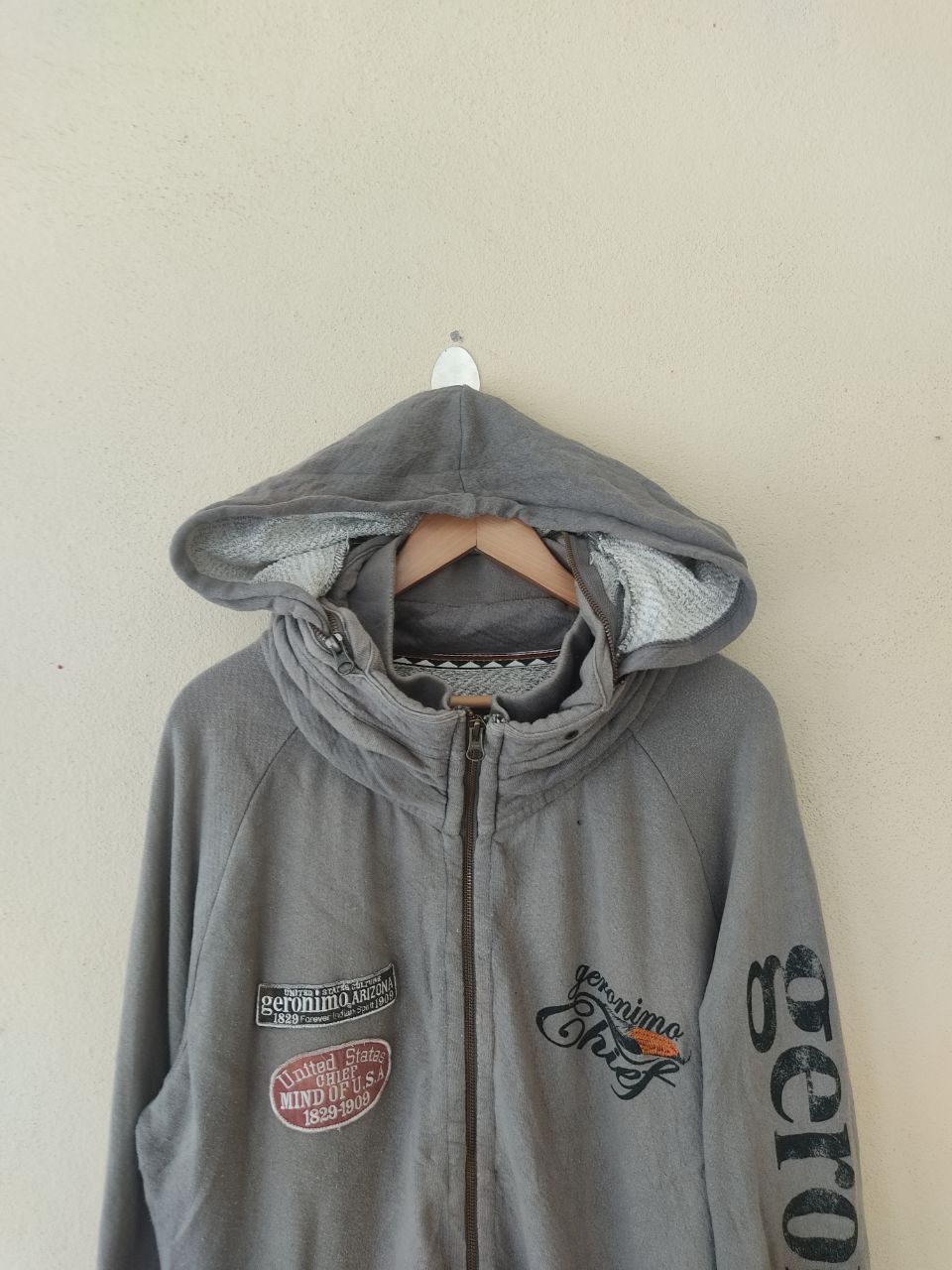 Japanese Brand Geronimo Eagle Hoodie Size US XL / EU 56 / 4 - 4 Thumbnail