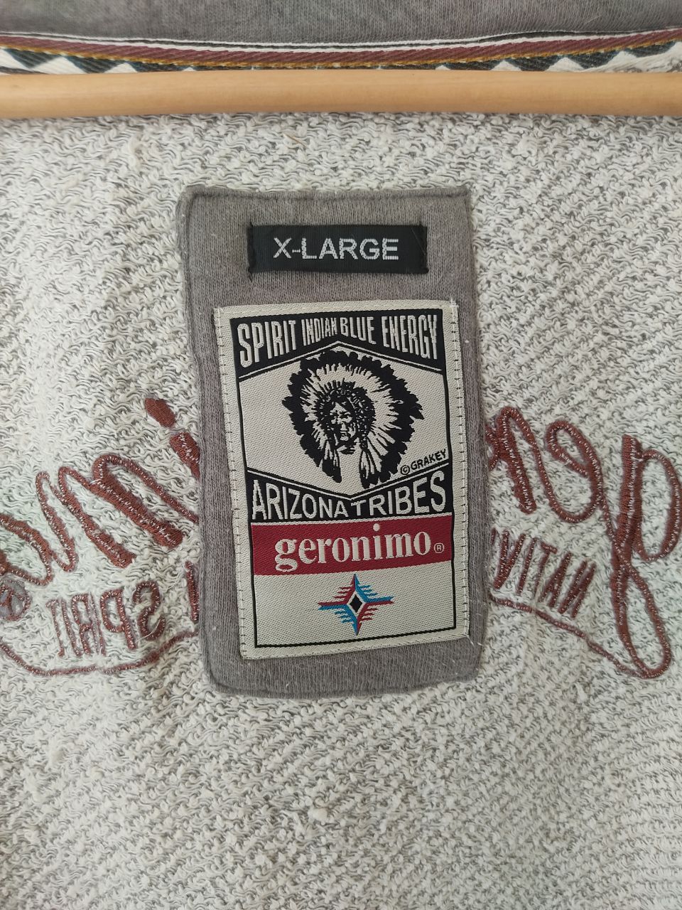 Japanese Brand Geronimo Eagle Hoodie Size US XL / EU 56 / 4 - 7 Thumbnail