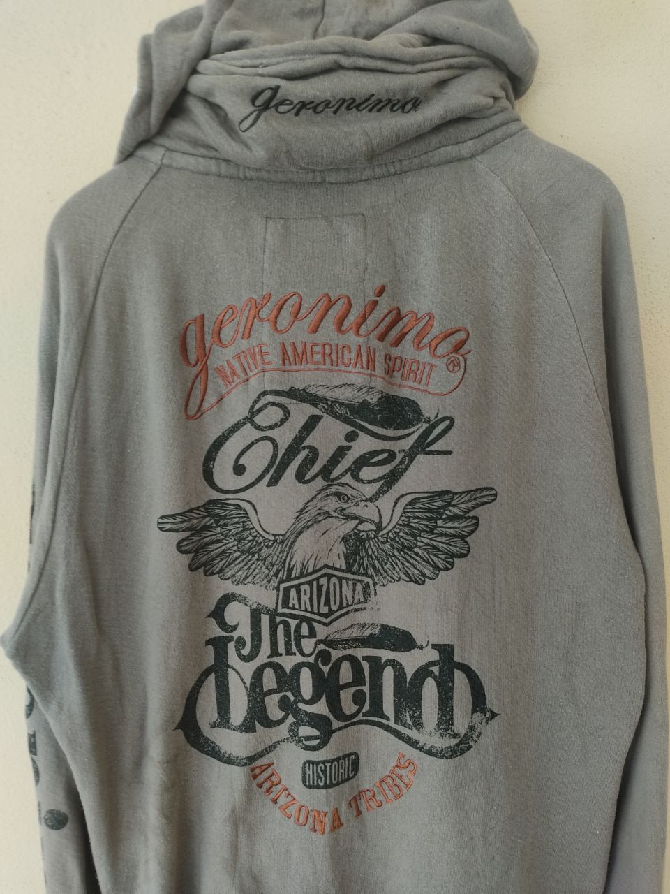 Japanese Brand Geronimo Eagle Hoodie Size US XL / EU 56 / 4 - 2 Thumbnail