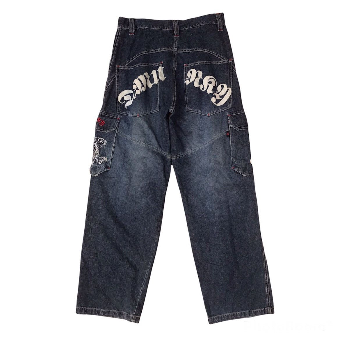 DrunknMunky Drunky Munky BAGGY WIDE Jnco multiple pocket Size US 29 - 6 Thumbnail