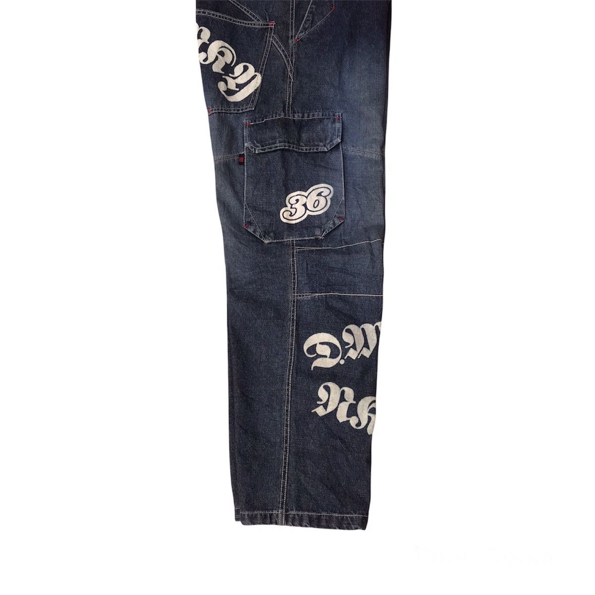 DrunknMunky Drunky Munky BAGGY WIDE Jnco multiple pocket Size US 29 - 13 Thumbnail