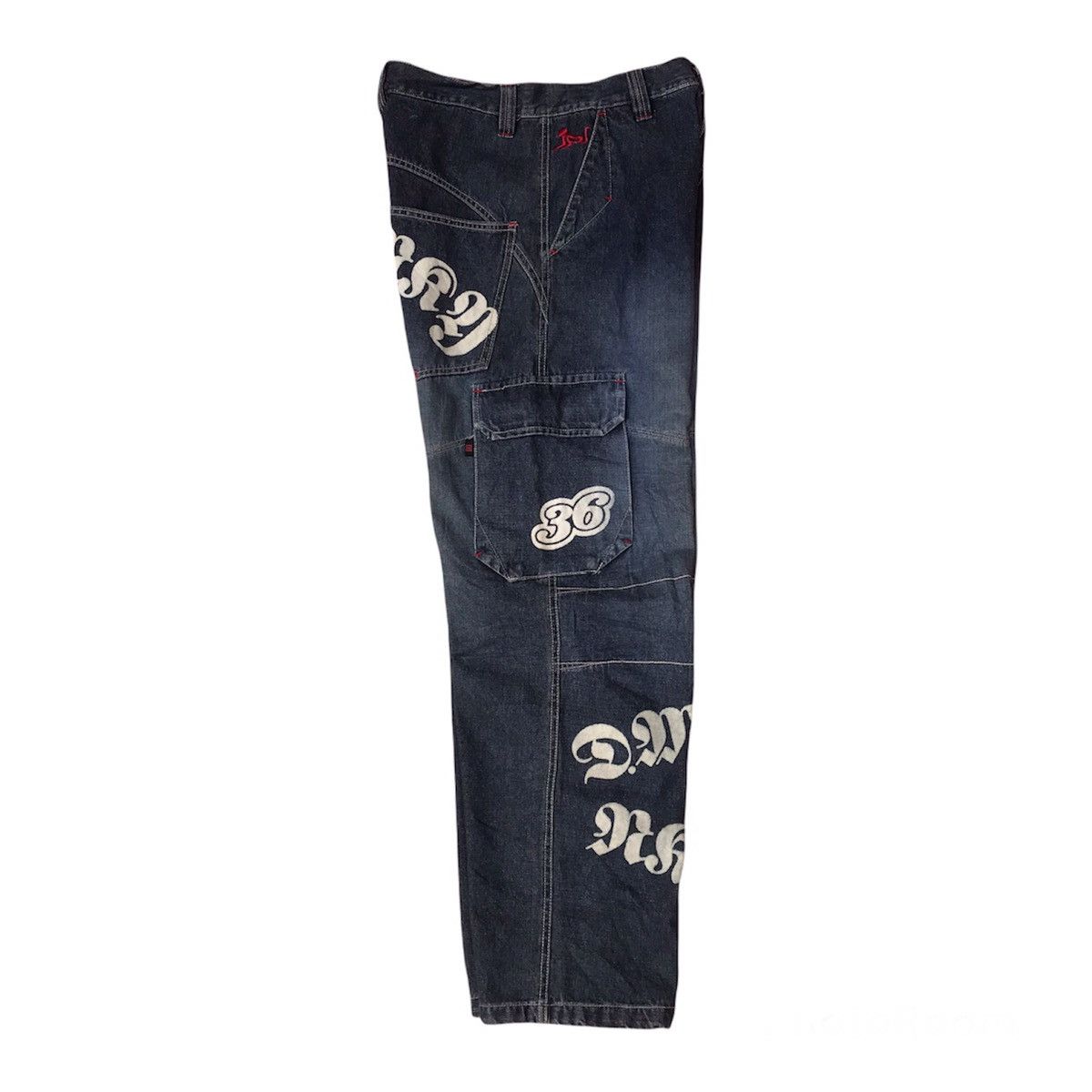 DrunknMunky Drunky Munky BAGGY WIDE Jnco multiple pocket Size US 29 - 12 Thumbnail