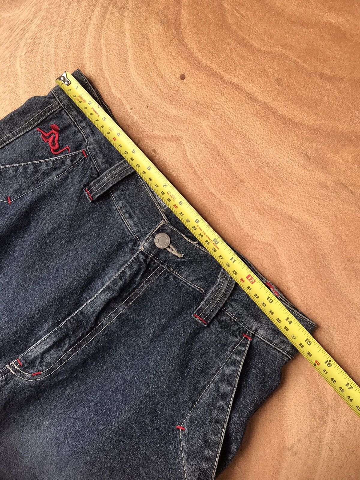 DrunknMunky Drunky Munky BAGGY WIDE Jnco multiple pocket Size US 29 - 19 Thumbnail