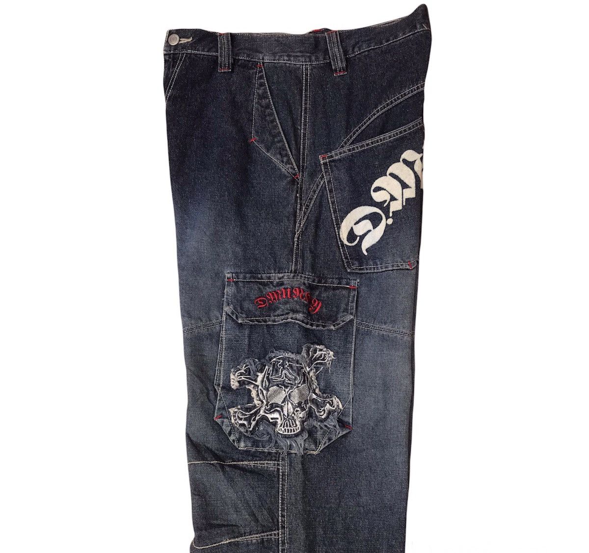 DrunknMunky Drunky Munky BAGGY WIDE Jnco multiple pocket Size US 29 - 11 Thumbnail