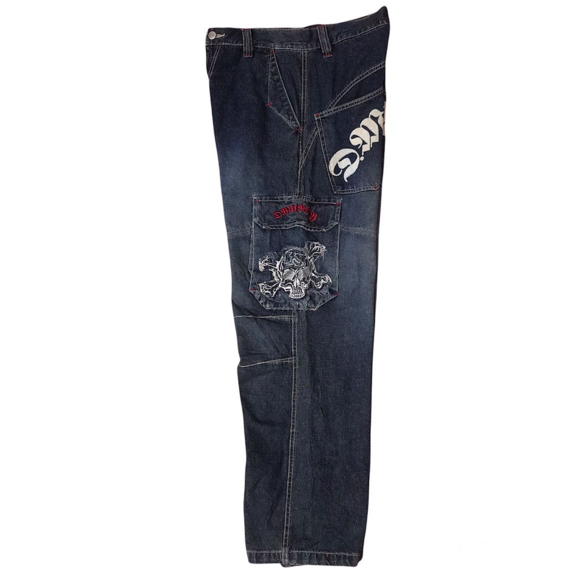 DrunknMunky Drunky Munky BAGGY WIDE Jnco multiple pocket Size US 29 - 9 Thumbnail