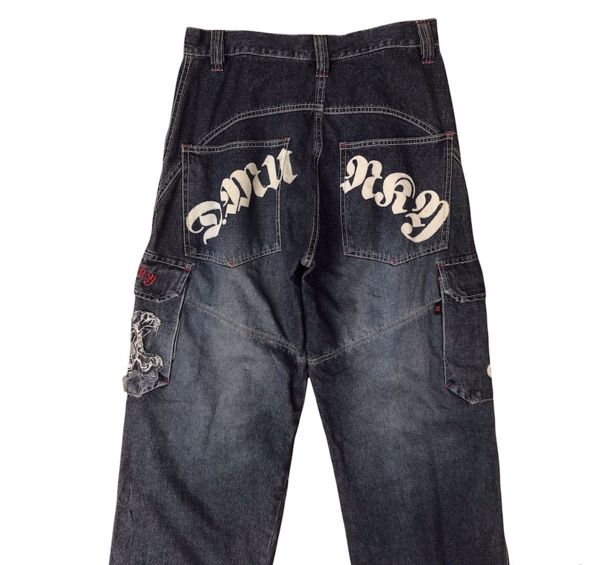 DrunknMunky Drunky Munky BAGGY WIDE Jnco multiple pocket Size US 29 - 8 Thumbnail