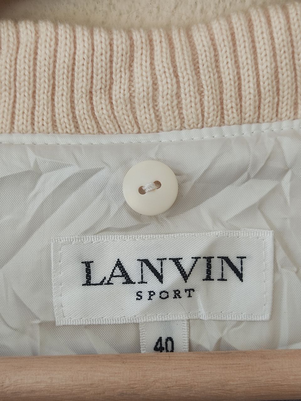 Lanvin × Vintage VINTAGE LANVIN SPORTS PUFFER WHITE JACKET Size US L / EU 52-54 / 3 - 7 Thumbnail