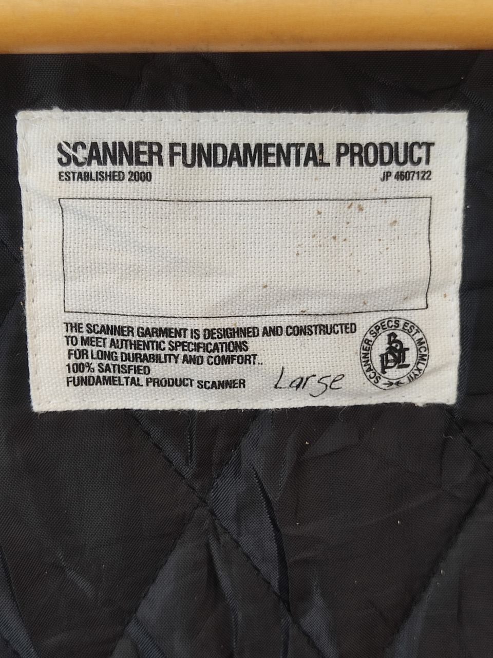 Japanese Brand × Vintage SCANNER FUNDAMENTAL PRODUCT ROCK/PUNK JACKET Size US L / EU 52-54 / 3 - 5 Thumbnail