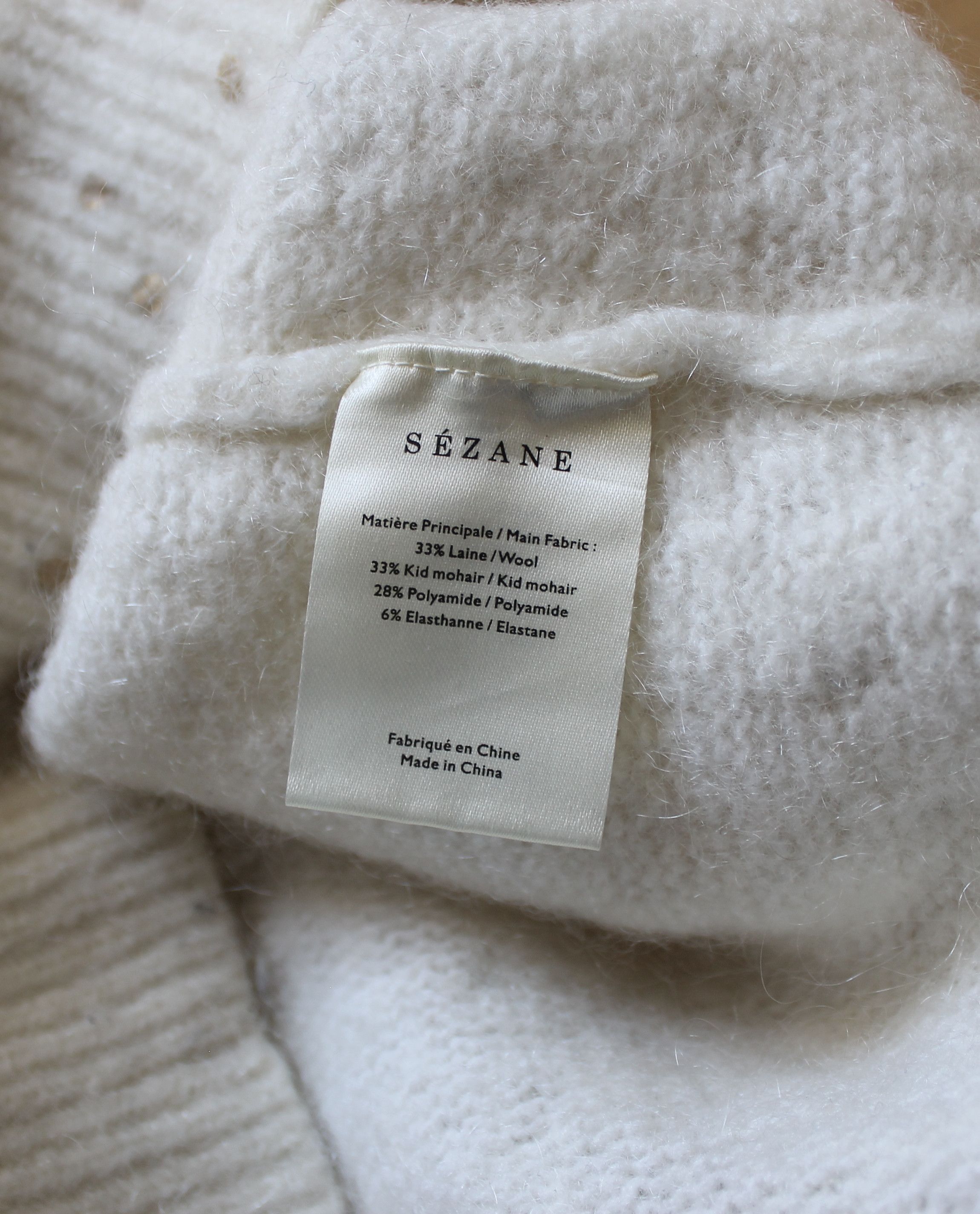 Sezane La Maille Sezane Kid Mohair Sweater Size S / US 4 / IT 40 - 8 Thumbnail