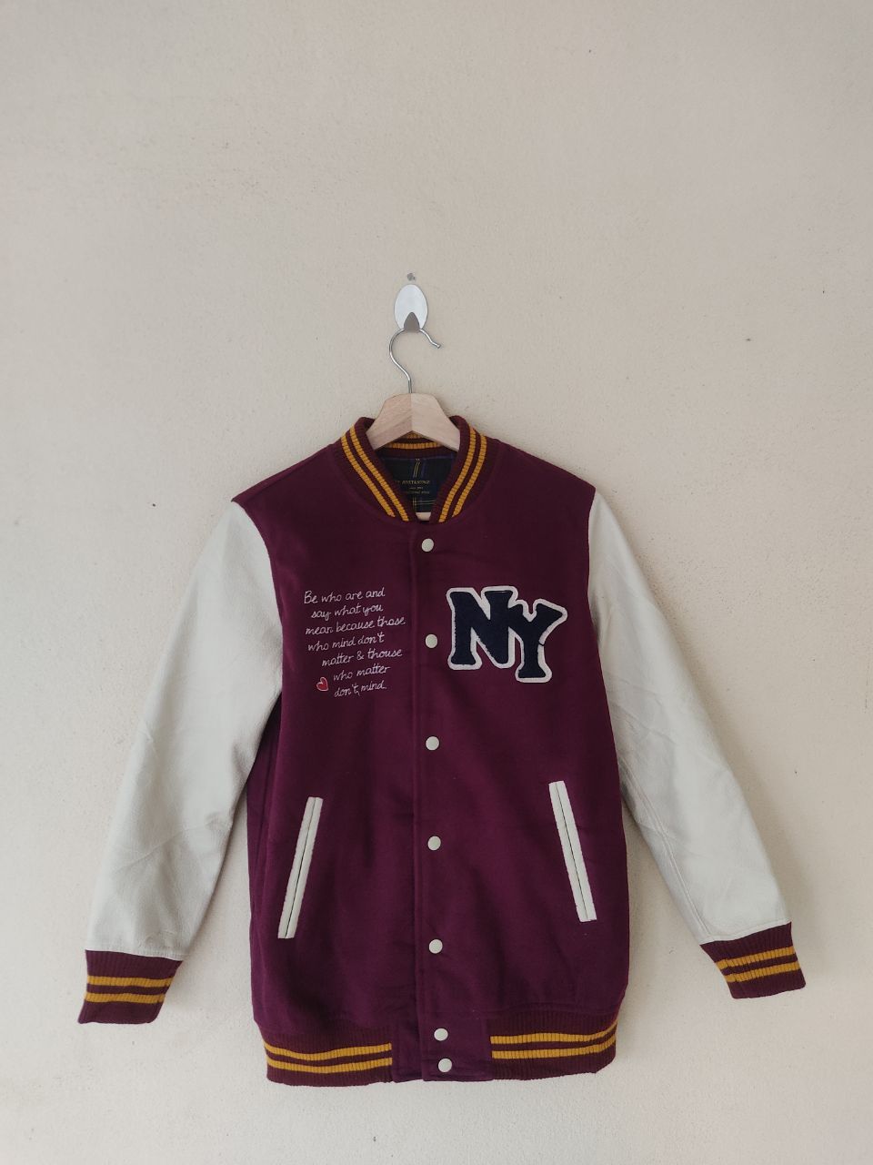 Japanese Brand × Vintage Varsity Rivet & Surge Maroon Size US L / EU 52-54 / 3 - 1 Thumbnail