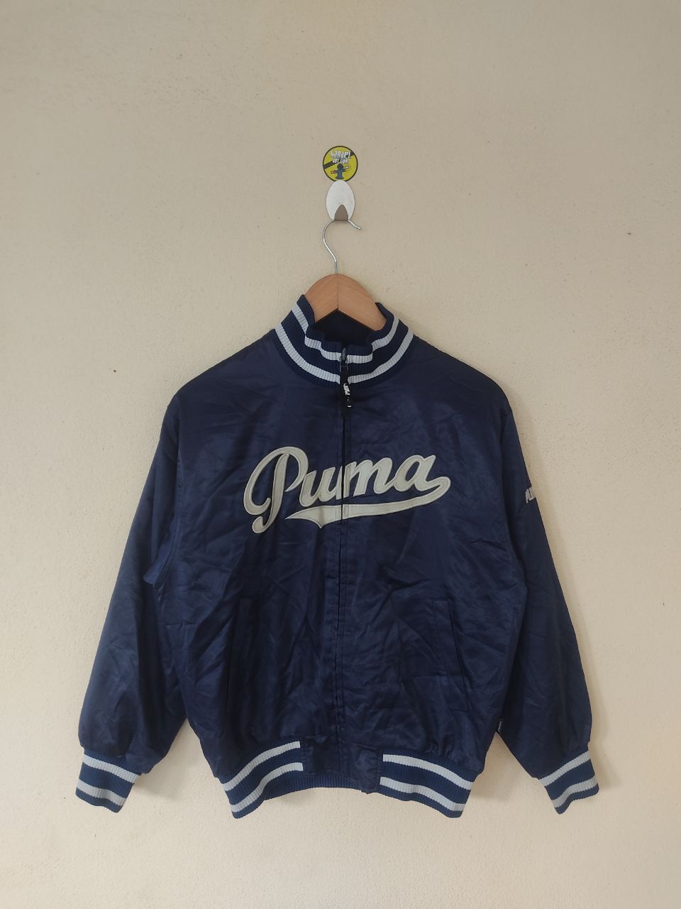 Puma × Vintage VINTAGE PUMA BOMBER DARK BLUE JACKET Size US S / EU 44-46 / 1 - 1 Thumbnail