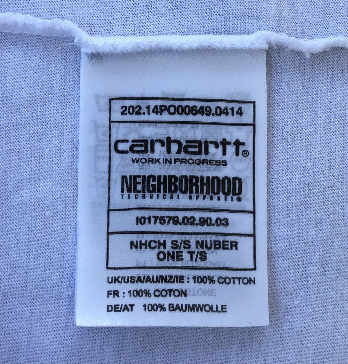 Carhartt × Neighborhood 🔥Neighborhood x Carhartt Wip Collaboration Collection Tee Size US M / EU 48-50 / 2 - 12 Thumbnail