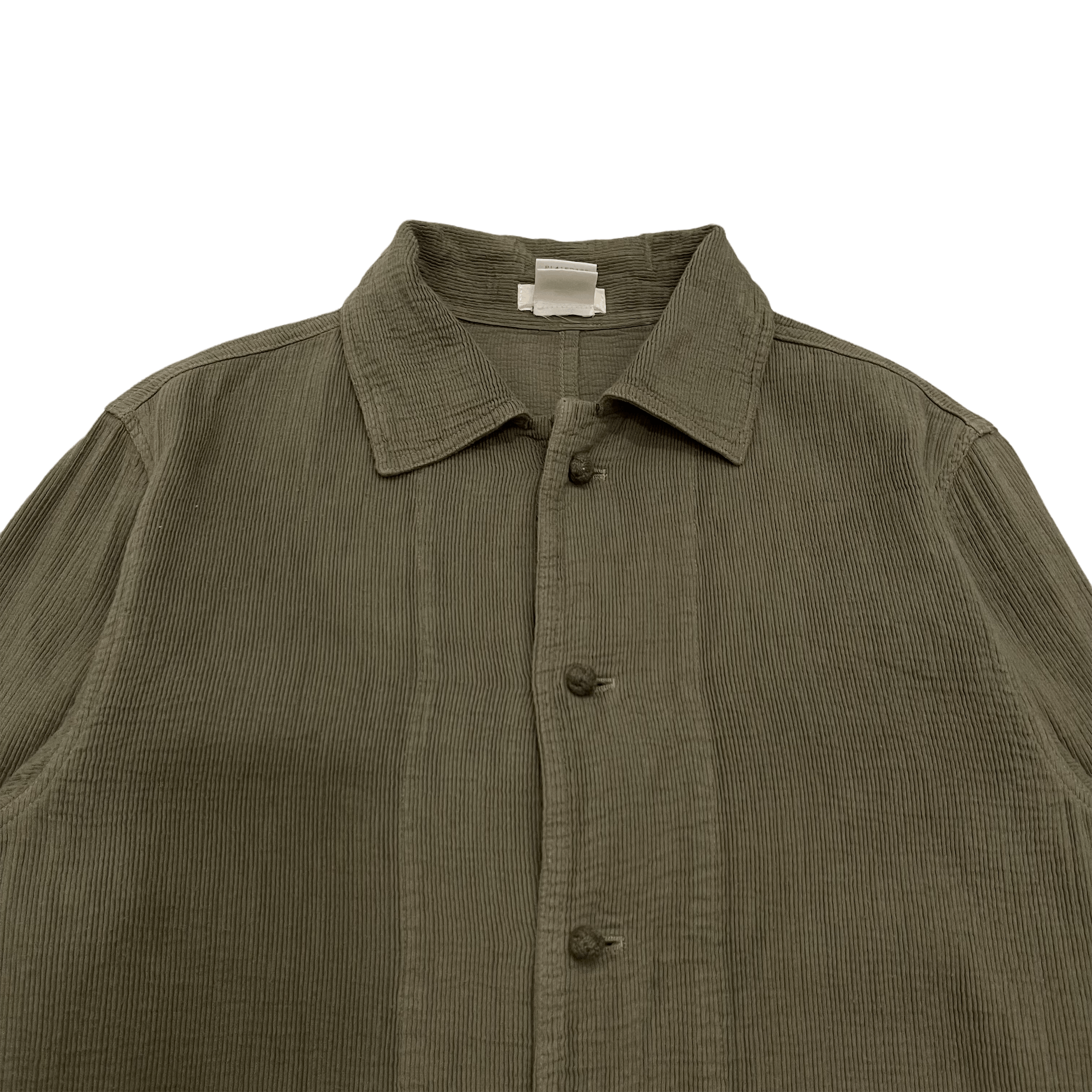 Issey Miyake Issey Miyake Plantation Pleat Olive Chore Jacket Size US L / EU 52-54 / 3 - 3 Thumbnail