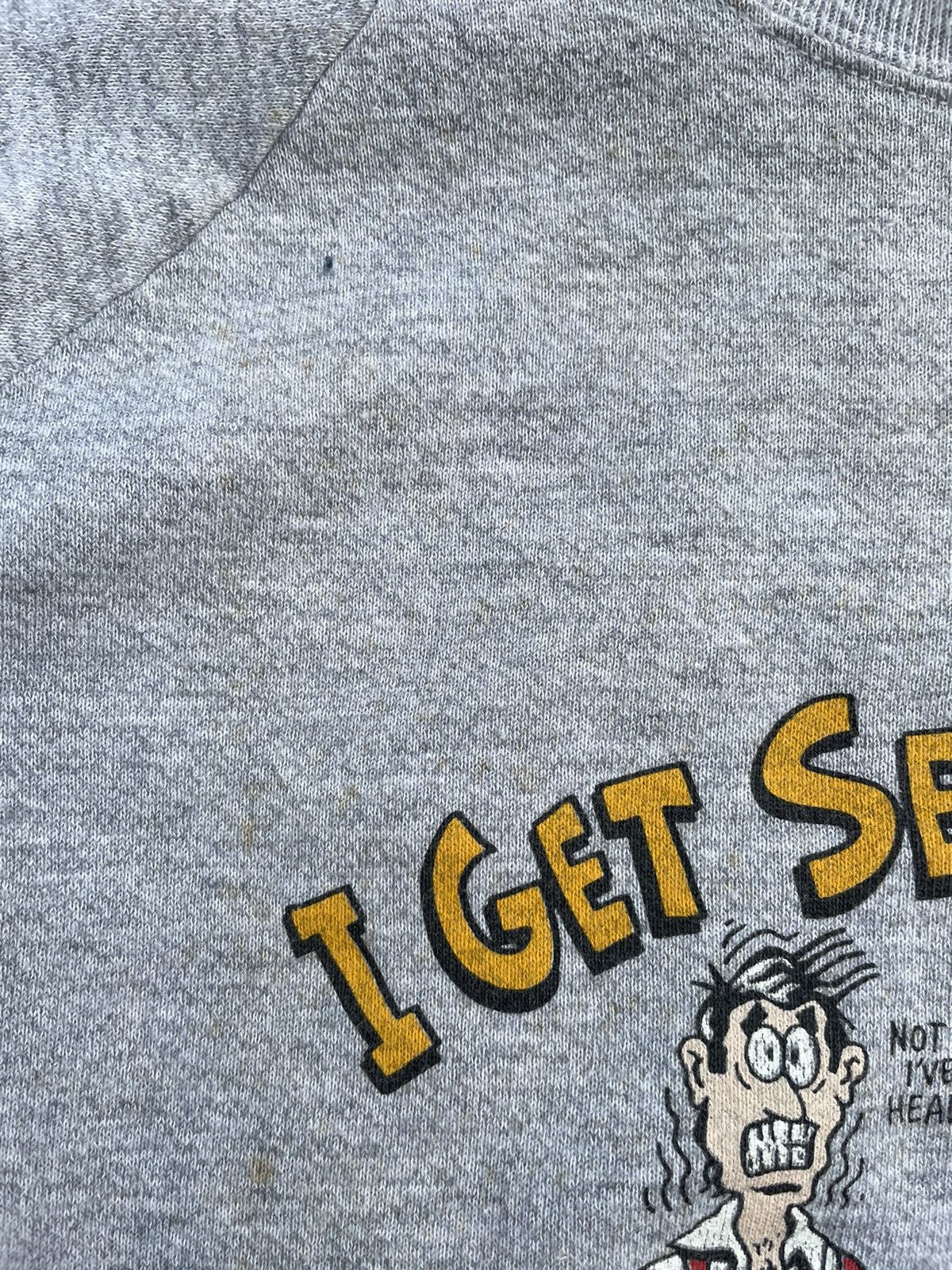 Vintage Vintage 80’s Screen Star Raglan Sweatshirt Size US XL / EU 56 / 4 - 11 Thumbnail