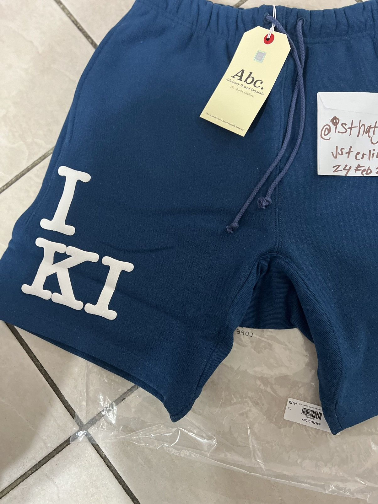Advisory Board Crystals × Kith Kith x Advisory Board Crystals I love Kith Shorts sz XL Size US 38 / EU 54 - 5 Thumbnail