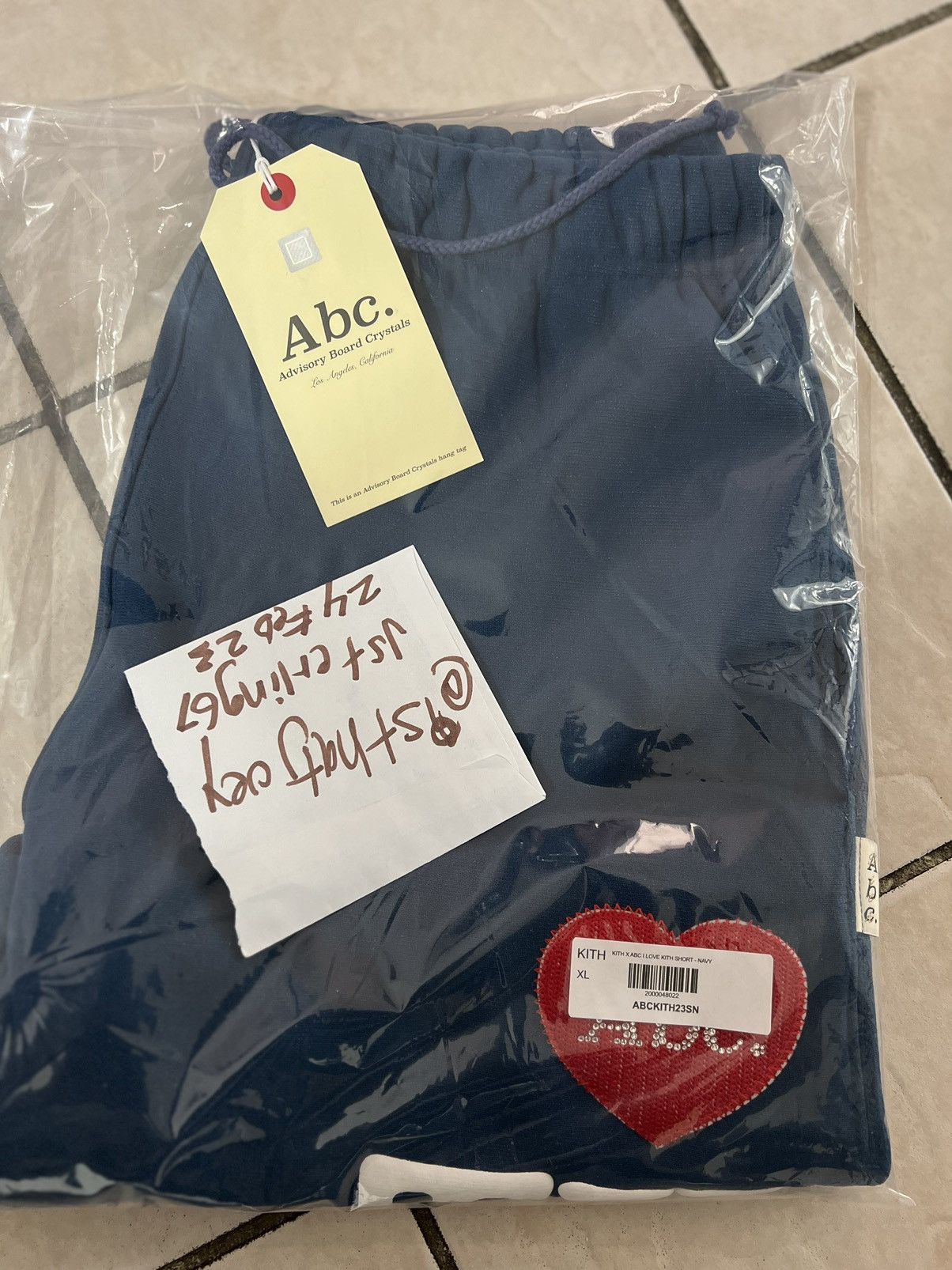 Advisory Board Crystals × Kith Kith x Advisory Board Crystals I love Kith Shorts sz XL Size US 38 / EU 54 - 11 Thumbnail