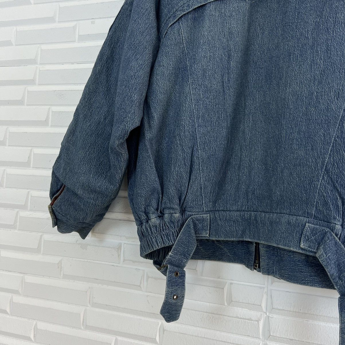 Japanese Brand VINTAGE BOMBER PARACHUTE BIKER JACKET INSPIRED ISSEY MIYAKE Size US L / EU 52-54 / 3 - 11 Thumbnail