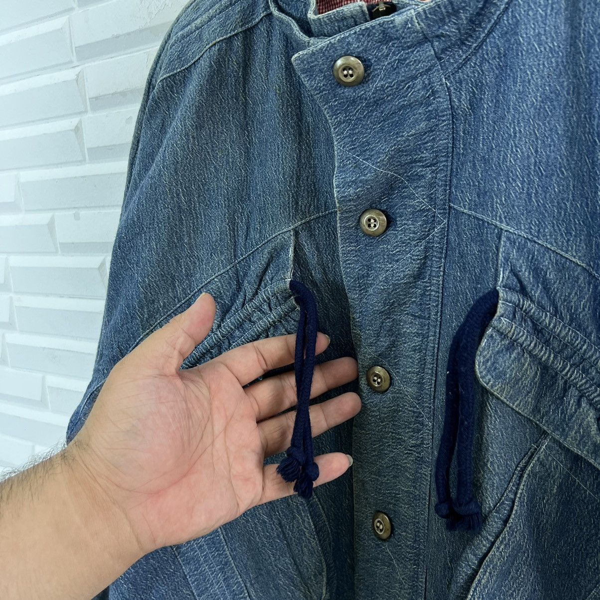 Japanese Brand VINTAGE BOMBER PARACHUTE BIKER JACKET INSPIRED ISSEY MIYAKE Size US L / EU 52-54 / 3 - 8 Thumbnail