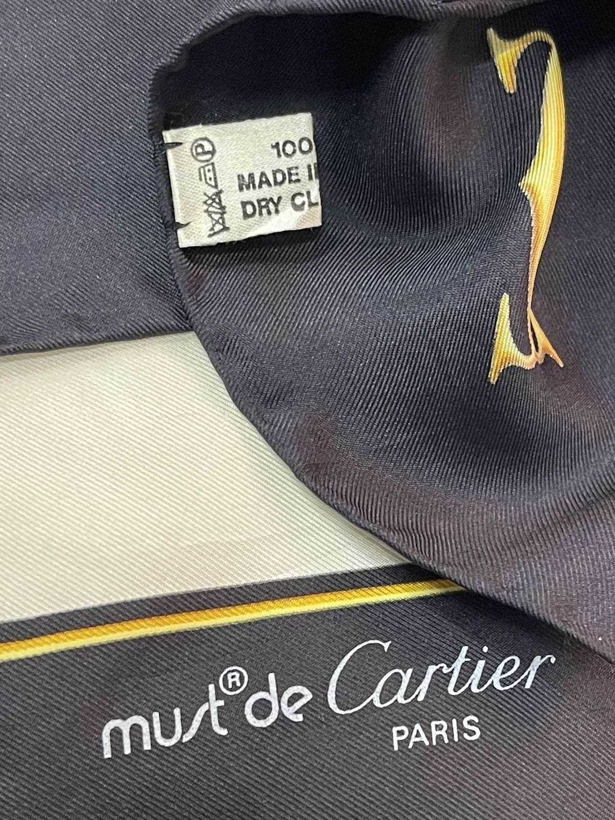 Cartier Vintage Cartier Luxury Silk Scarves Size ONE SIZE - 9 Thumbnail