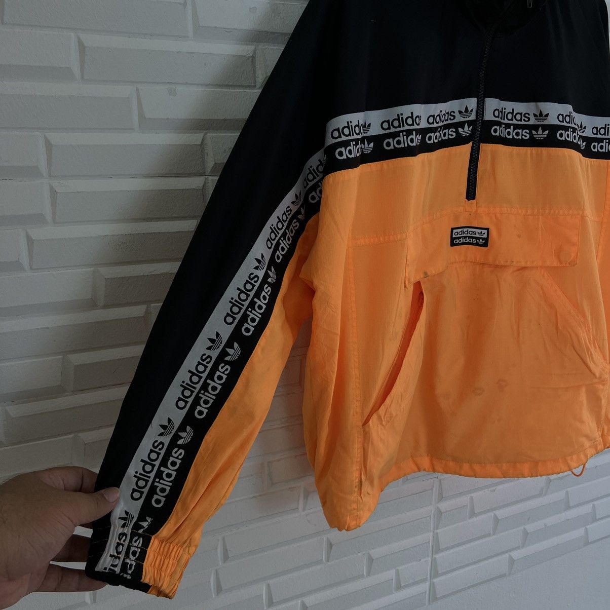 Adidas VINTAGE ANORAK JACKET ADIDAS RARE COLOUR Size US L / EU 52-54 / 3 - 5 Thumbnail