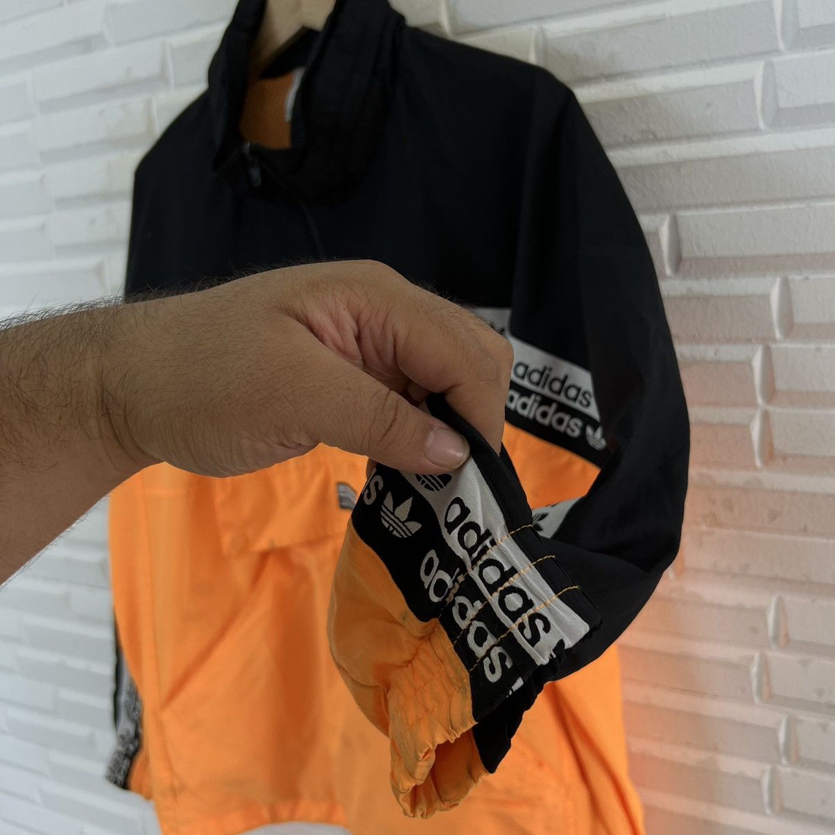 Adidas VINTAGE ANORAK JACKET ADIDAS RARE COLOUR Size US L / EU 52-54 / 3 - 7 Thumbnail
