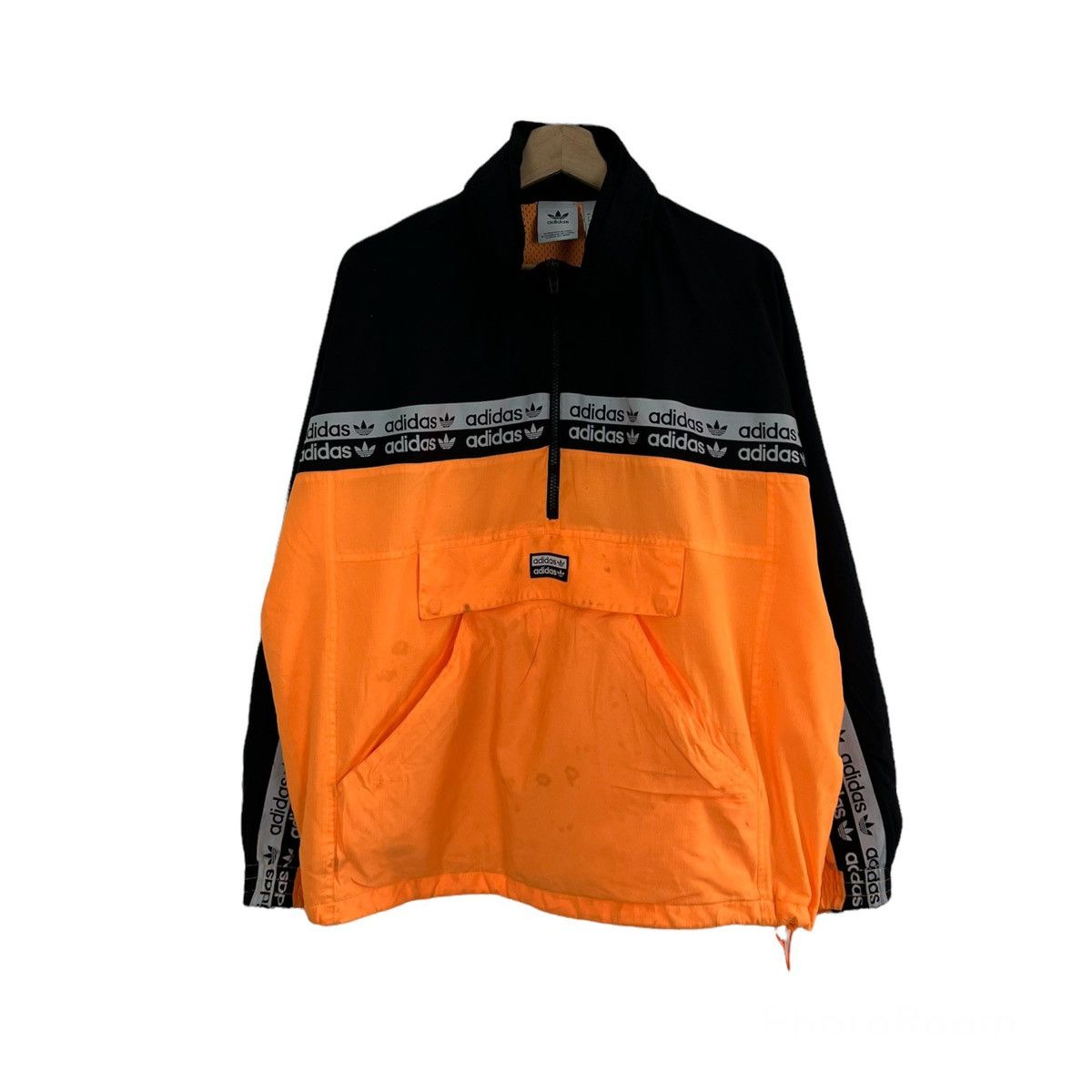 Adidas VINTAGE ANORAK JACKET ADIDAS RARE COLOUR Size US L / EU 52-54 / 3 - 1 Thumbnail