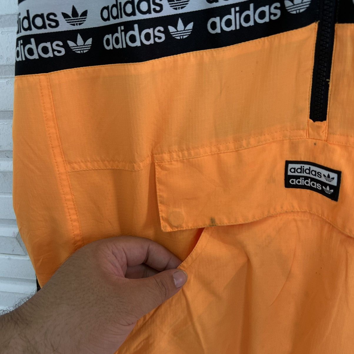 Adidas VINTAGE ANORAK JACKET ADIDAS RARE COLOUR Size US L / EU 52-54 / 3 - 4 Thumbnail