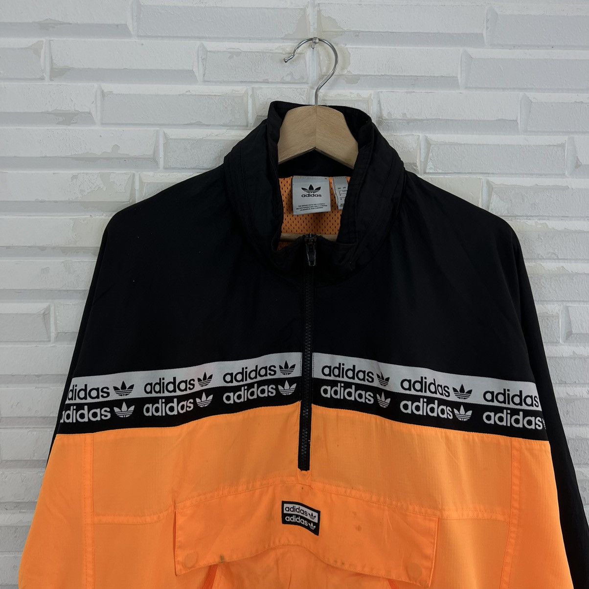 Adidas VINTAGE ANORAK JACKET ADIDAS RARE COLOUR Size US L / EU 52-54 / 3 - 3 Thumbnail