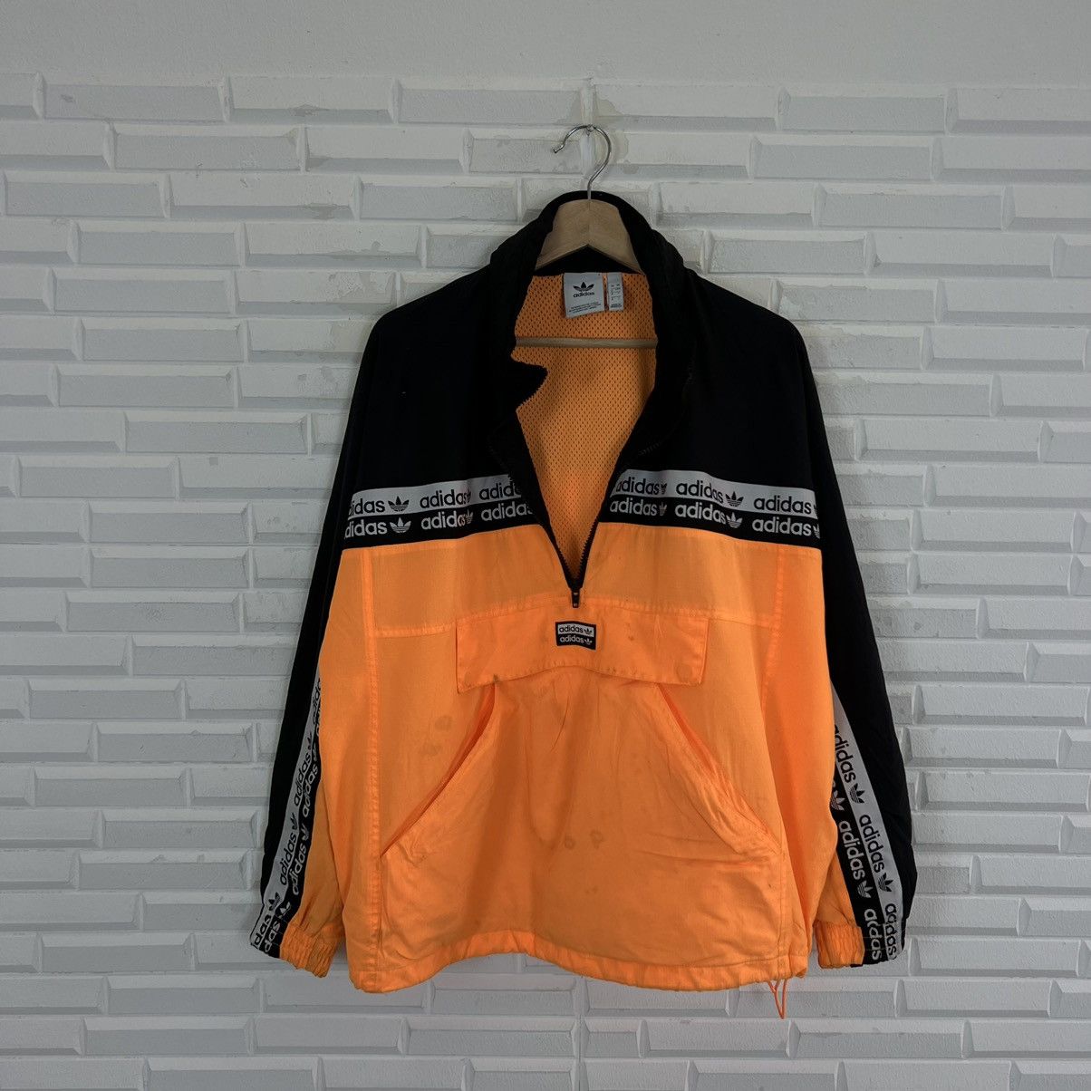 Adidas VINTAGE ANORAK JACKET ADIDAS RARE COLOUR Size US L / EU 52-54 / 3 - 10 Thumbnail