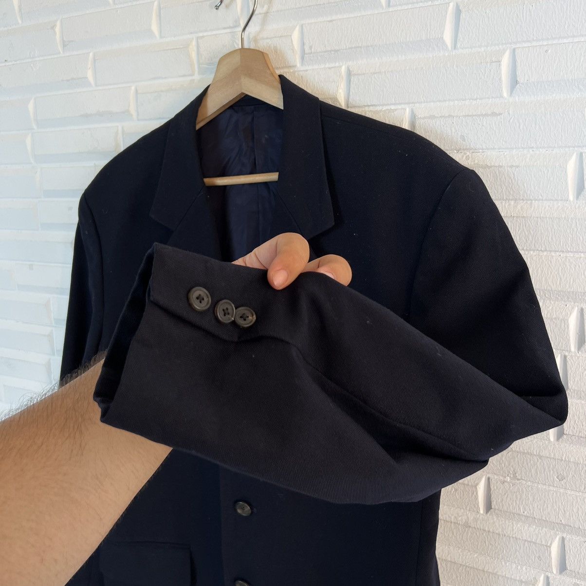 Yohji Yamamoto DOUBLE BREAST CASUAL COAT Size US S / EU 44-46 / 1 - 7 Thumbnail
