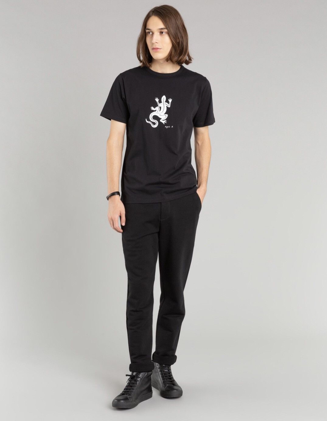 agnes b. agnès b. Graphic-Print Lizard T-shirt Size US M / EU 48-50 / 2 - 3 Thumbnail